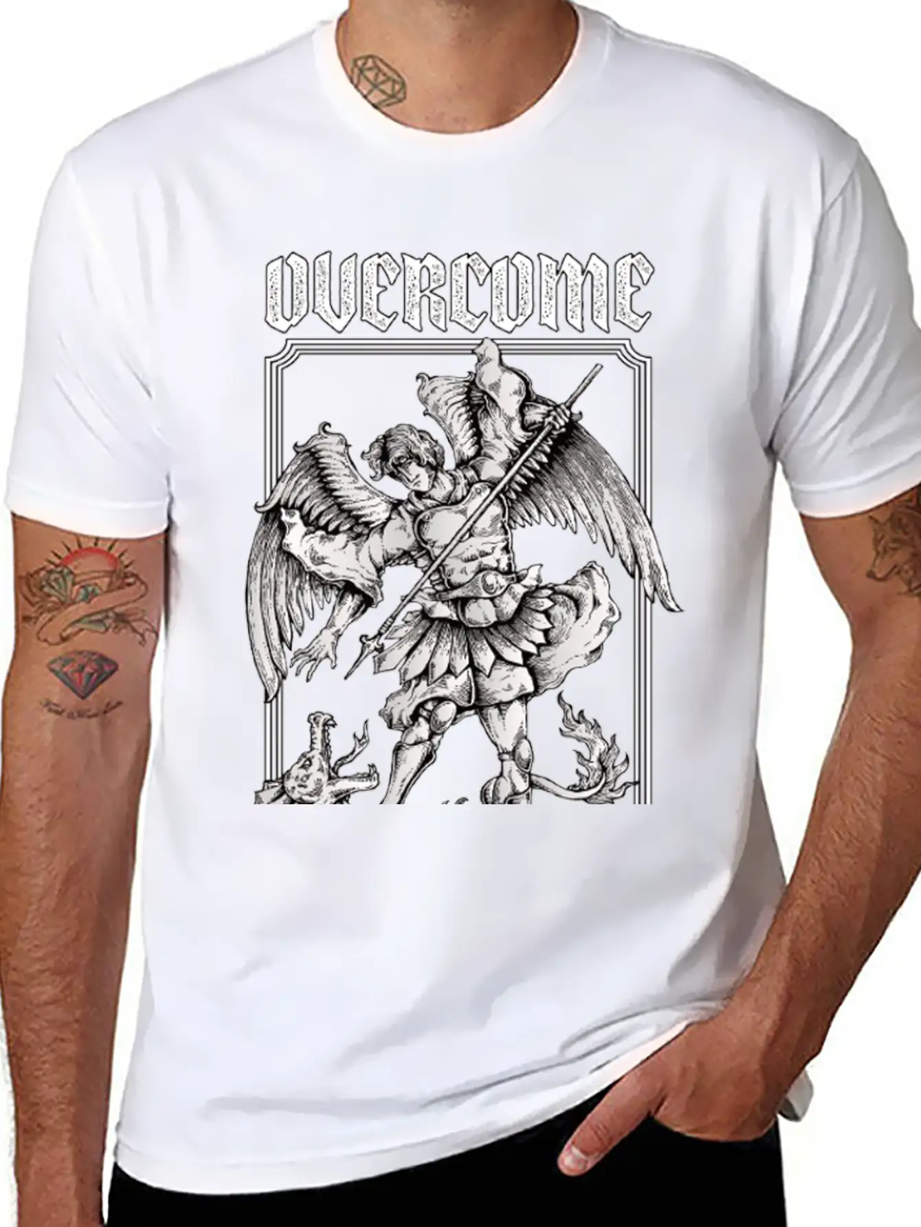 Overcome Your Fears Essential Unisex Summer Tee – Soft Cotton Casual Fit