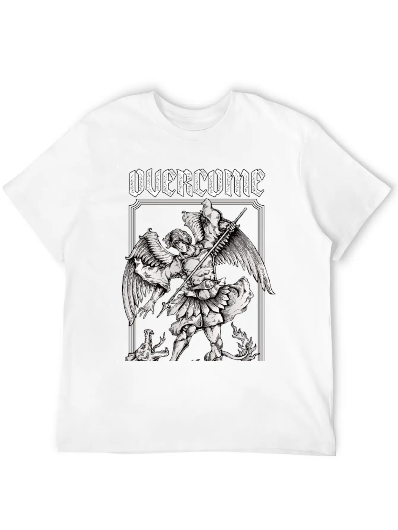 Overcome Your Fears Essential Unisex Summer Tee – Soft Cotton Casual Fit