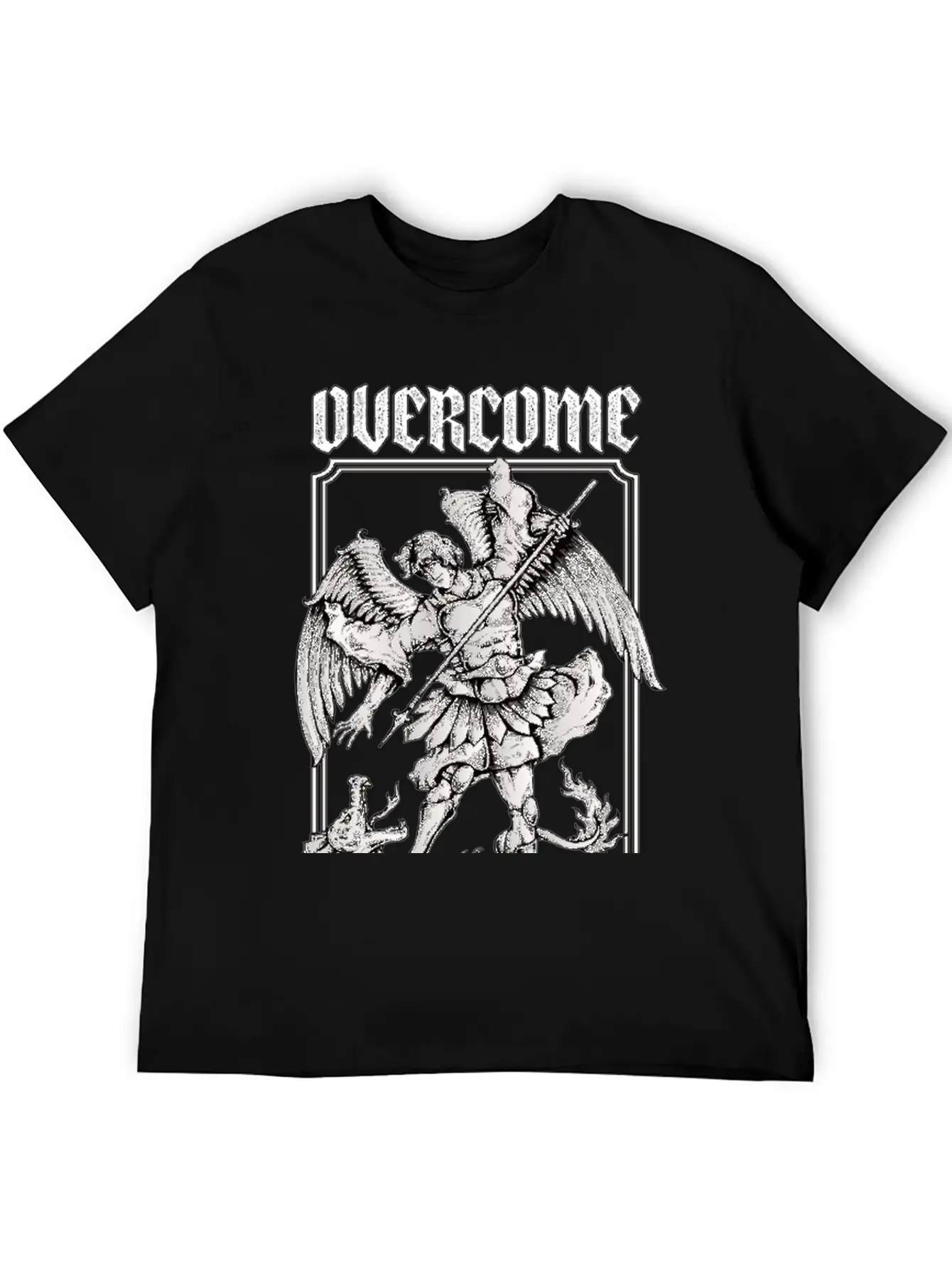 Overcome Your Fears Essential Unisex Summer Tee – Soft Cotton Casual Fit