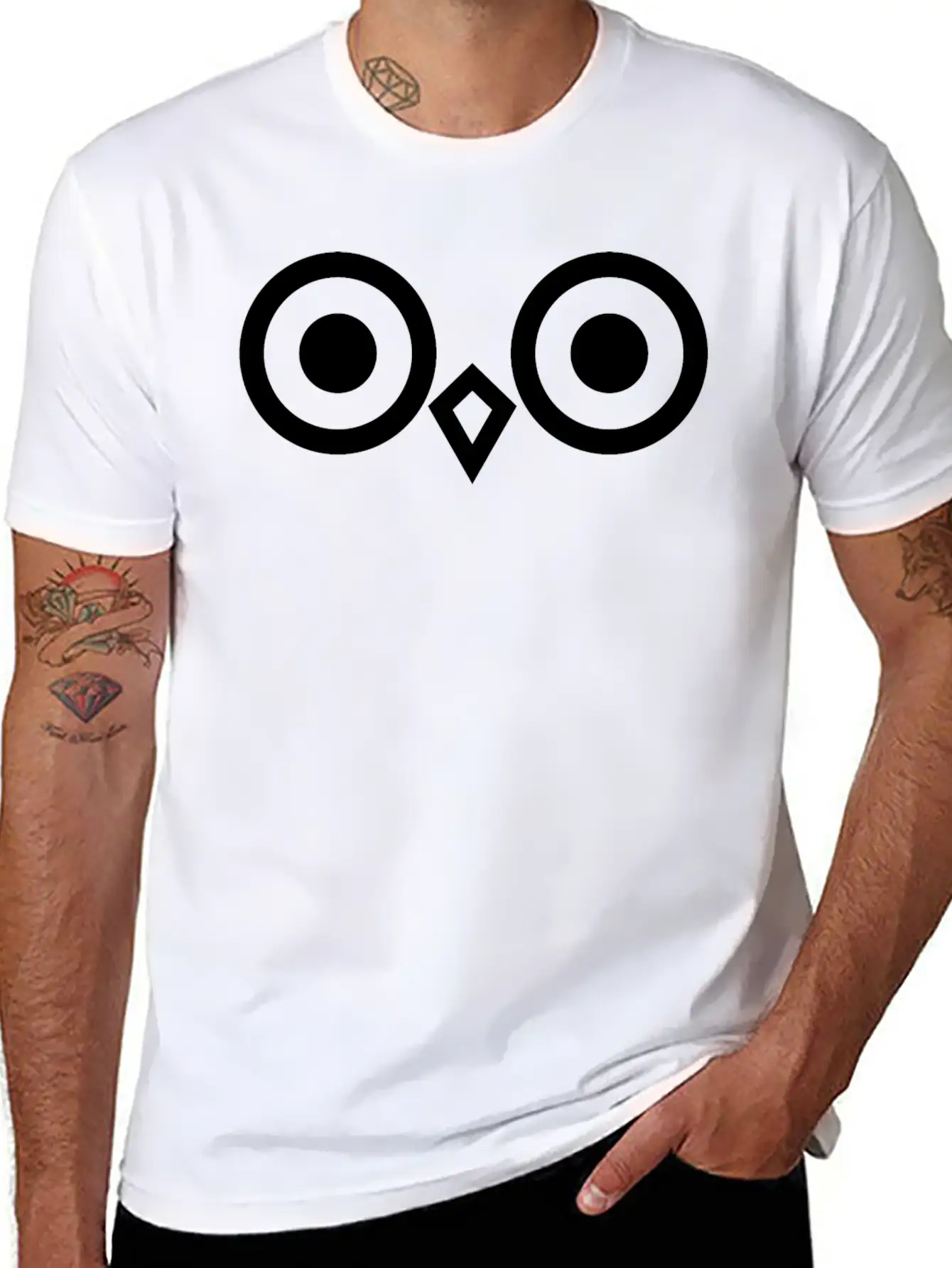 Owl 1 Timeless Short Sleeve Tee – Comfy And Minimalist Design
