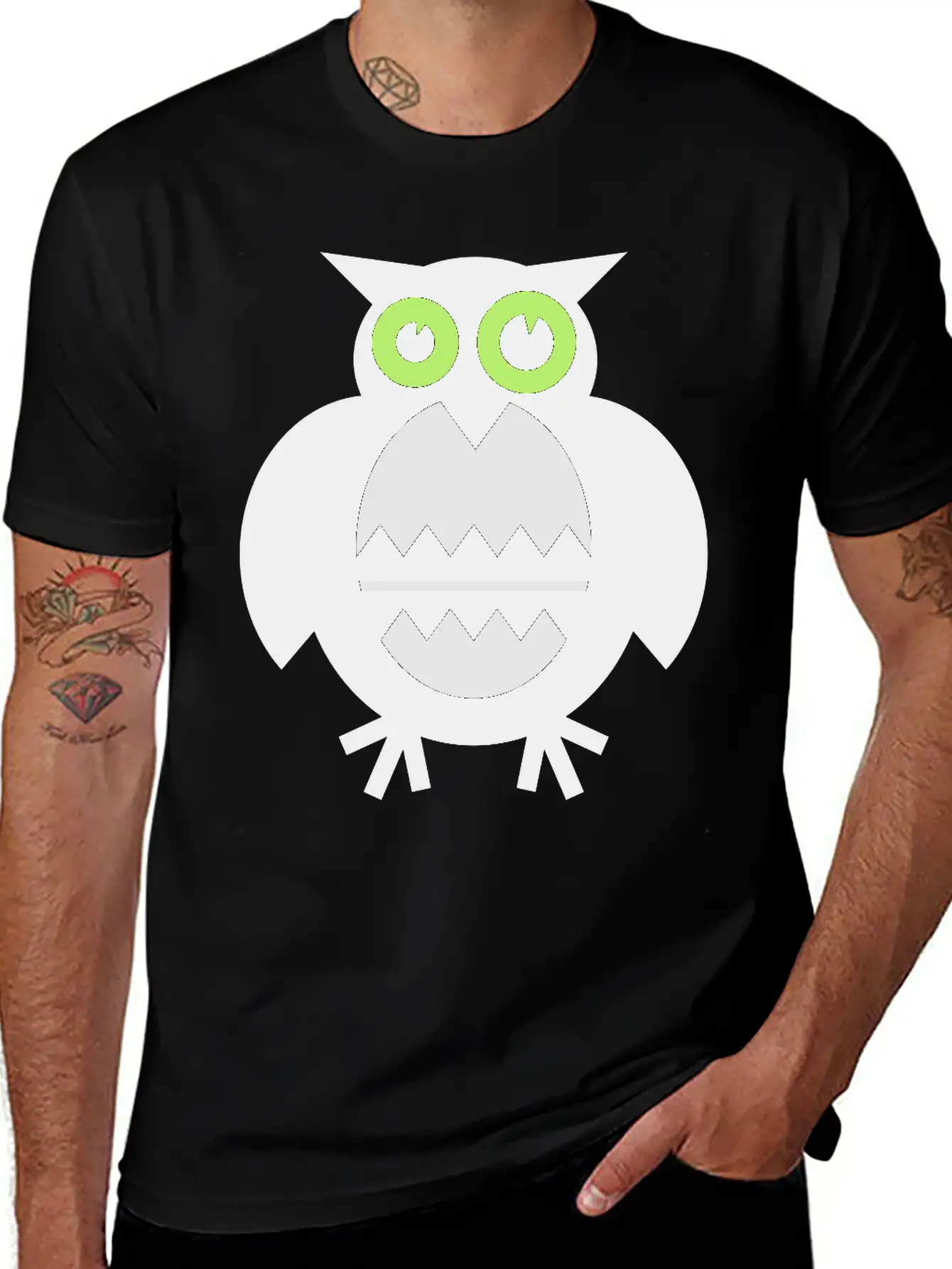 Owl Basic Graphic T-Shirt – Daily Comfort In Soft Cotton
