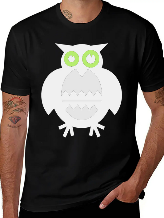 Owl Basic Graphic T-Shirt – Daily Comfort In Soft Cotton