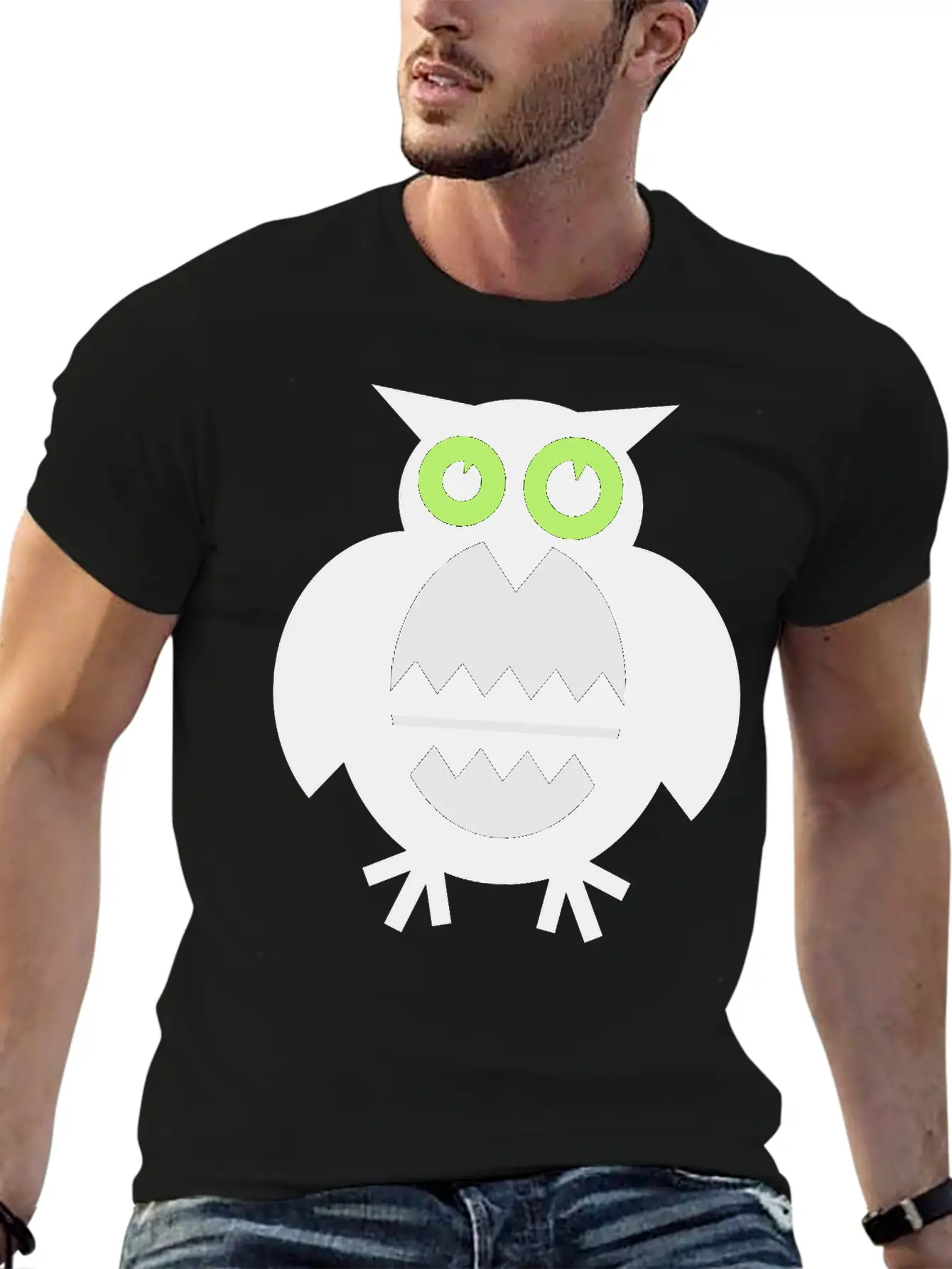 Owl Basic Graphic T-Shirt – Daily Comfort In Soft Cotton