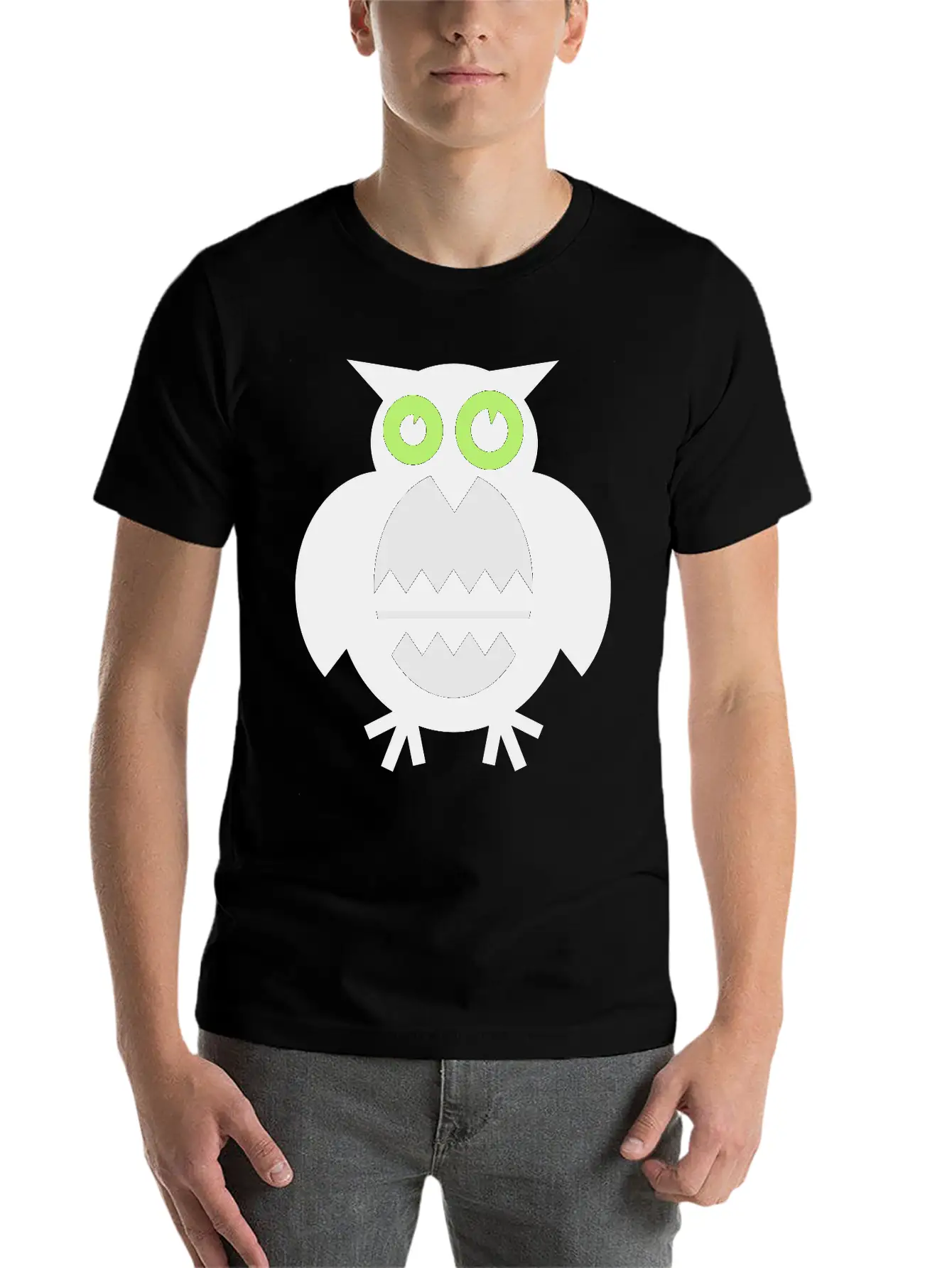 Owl Basic Graphic T-Shirt – Daily Comfort In Soft Cotton