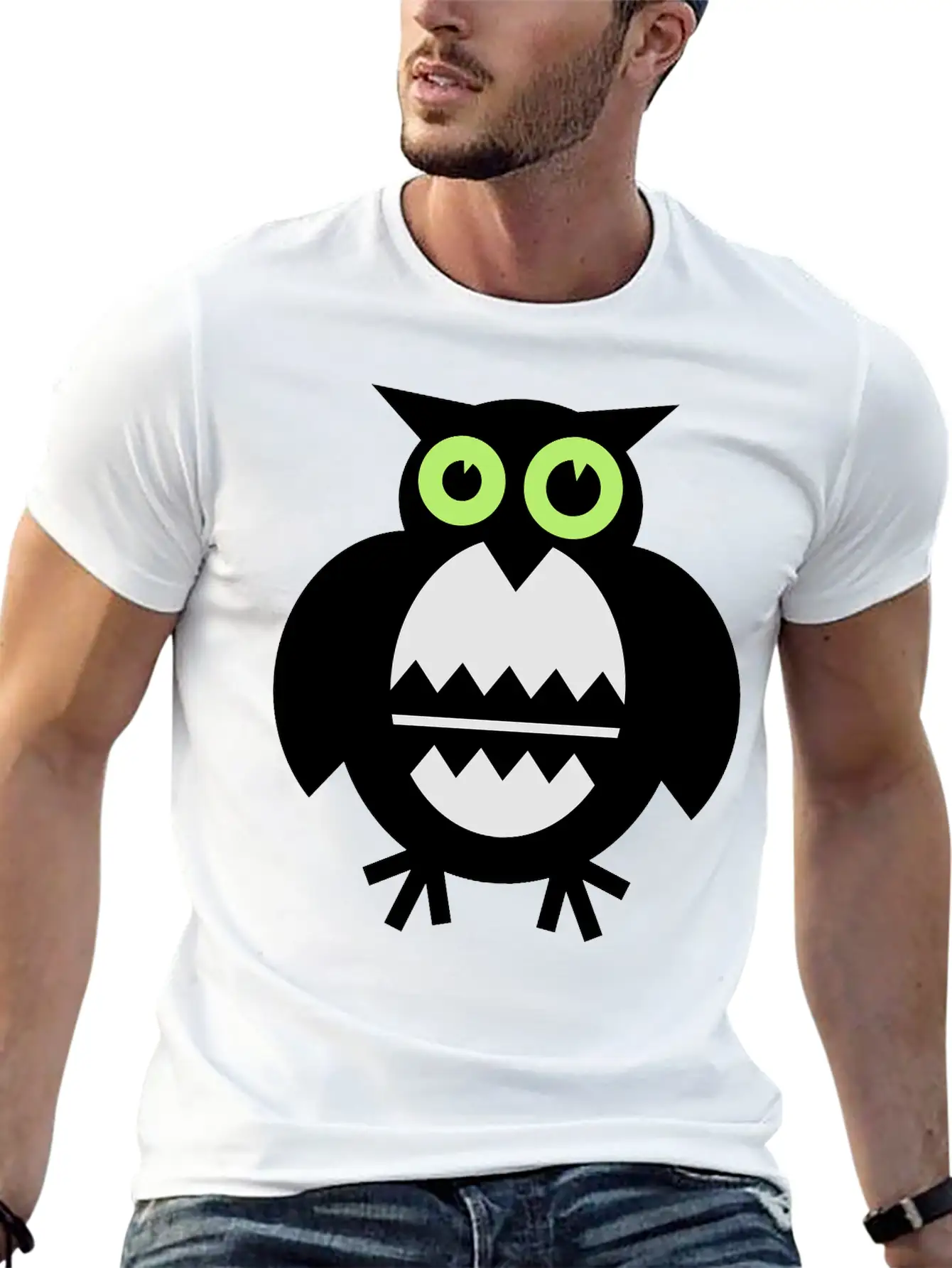 Owl Basic Graphic T-Shirt – Daily Comfort In Soft Cotton