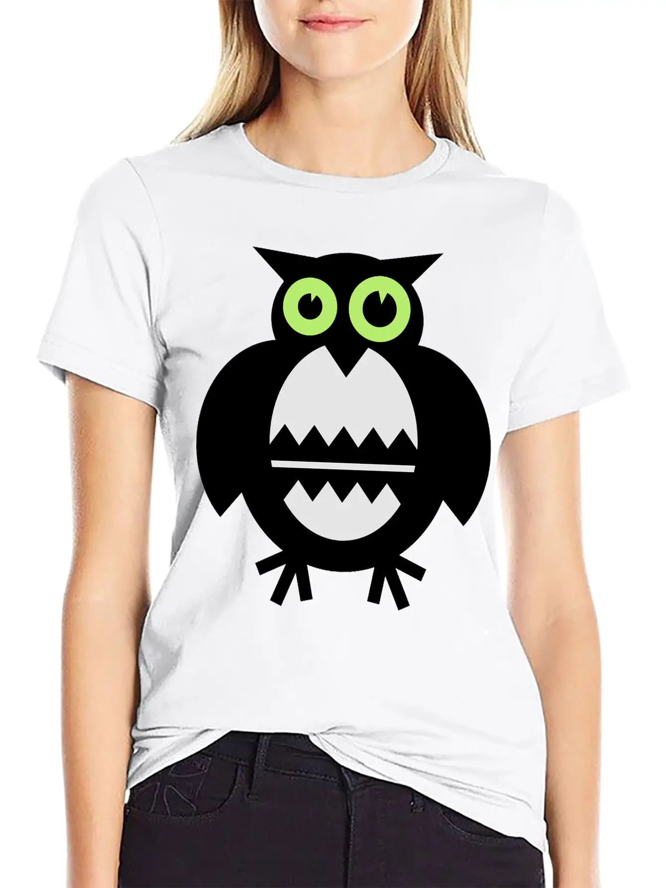 Owl Basic Graphic T-Shirt – Daily Comfort In Soft Cotton