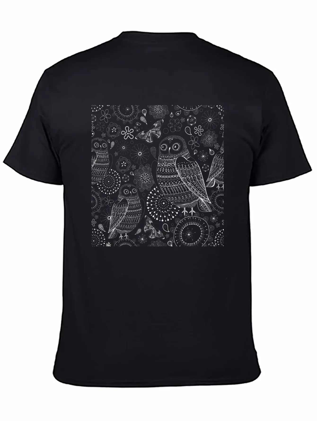 Owl Shading Basic Graphic T-Shirt – Daily Comfort In Soft Cotton