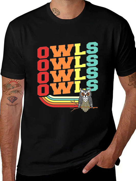 Owl Stylish Everyday T-Shirt – Unisex Basic Cotton Tee