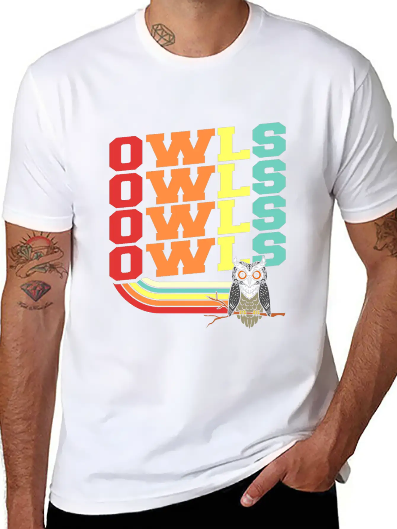 Owl Stylish Everyday T-Shirt – Unisex Basic Cotton Tee
