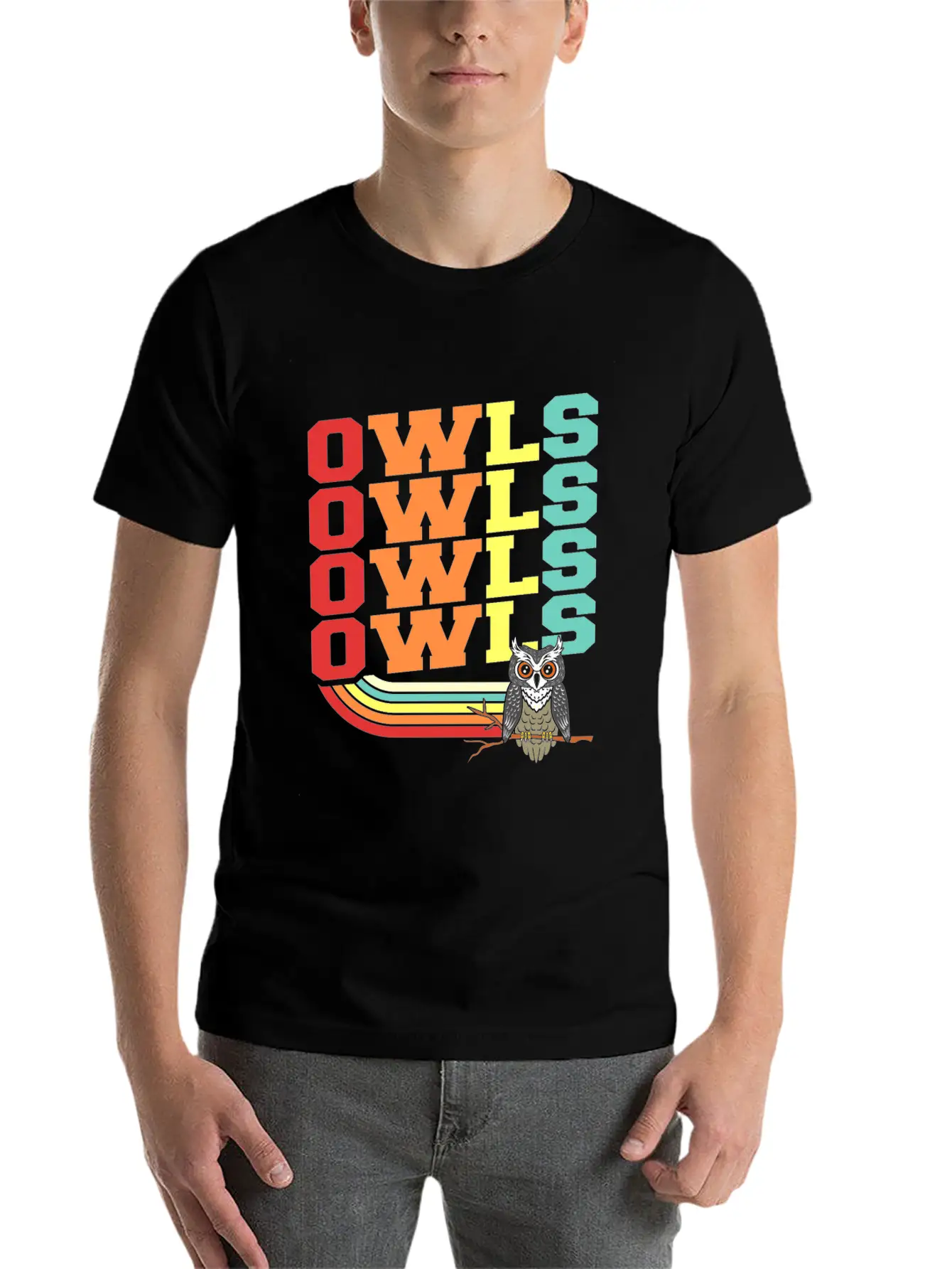 Owl Stylish Everyday T-Shirt – Unisex Basic Cotton Tee