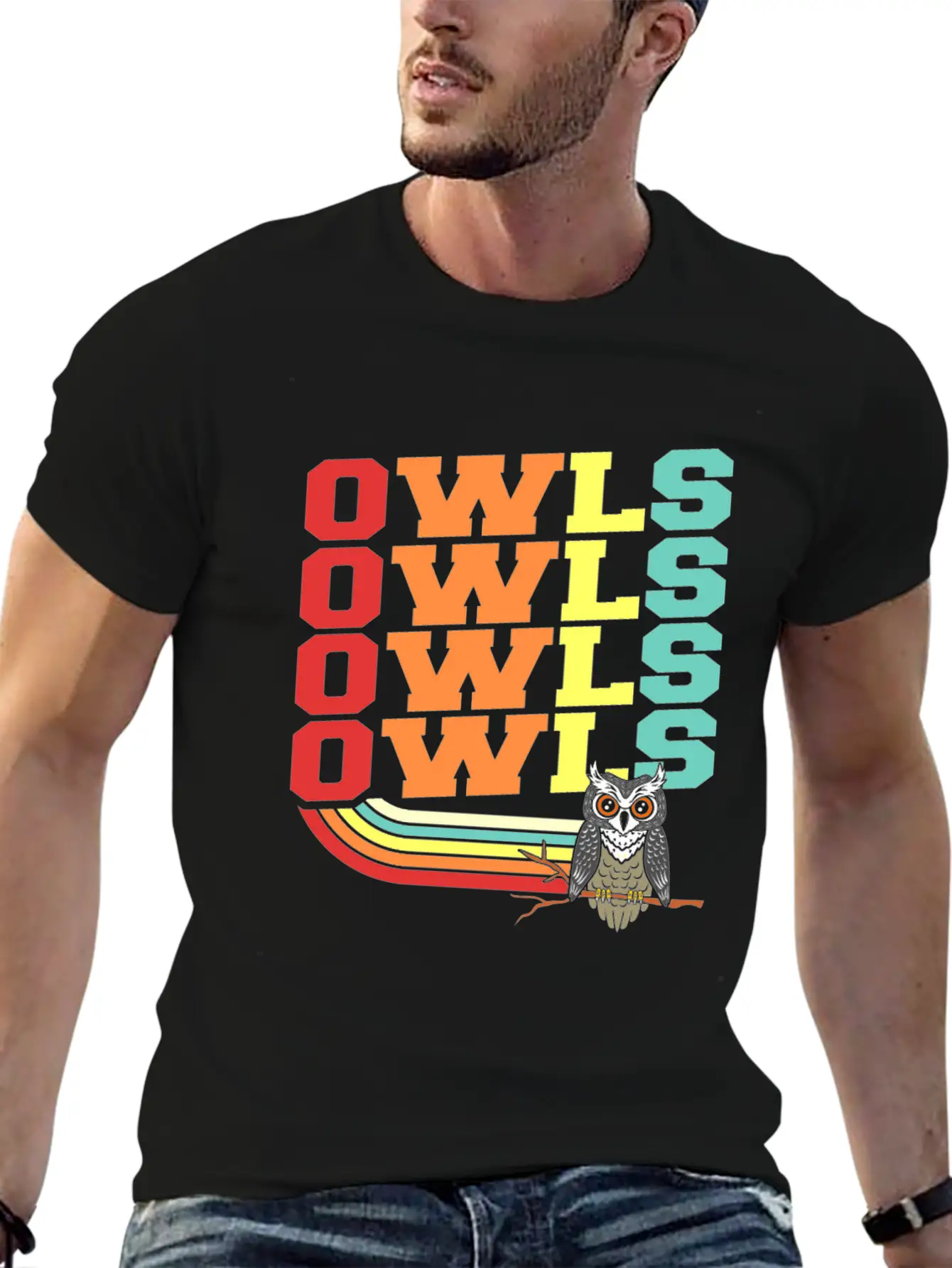 Owl Stylish Everyday T-Shirt – Unisex Basic Cotton Tee