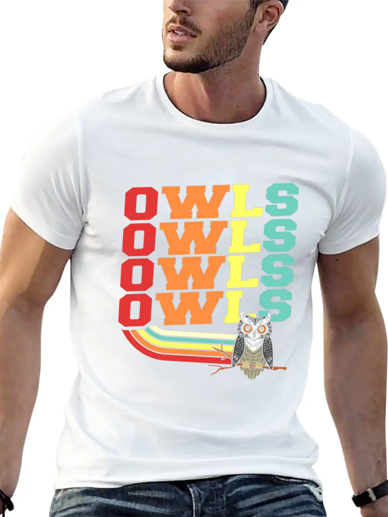 Owl Stylish Everyday T-Shirt – Unisex Basic Cotton Tee