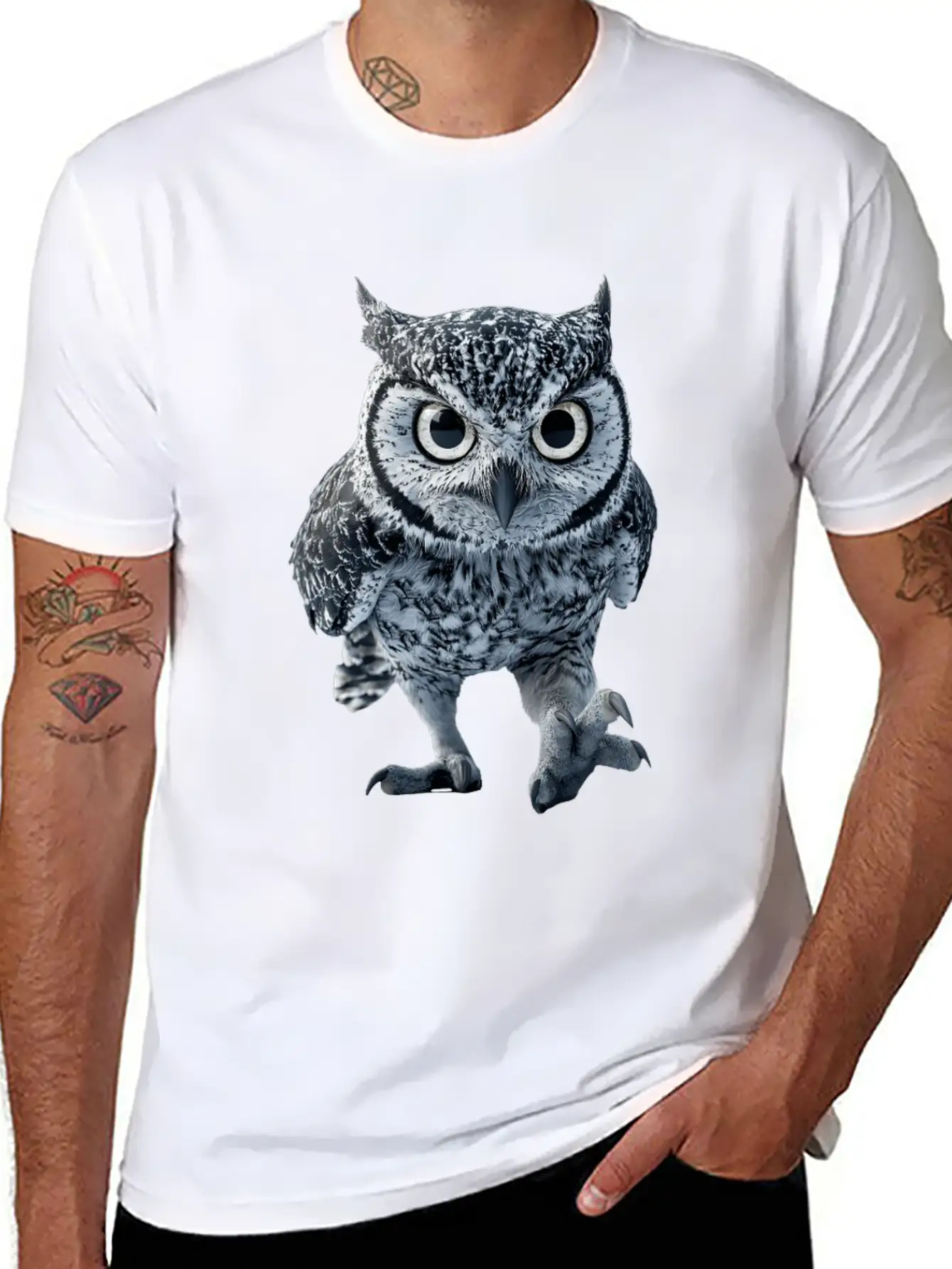 Owl Timeless Short Sleeve Tee – Comfy And Minimalist Design