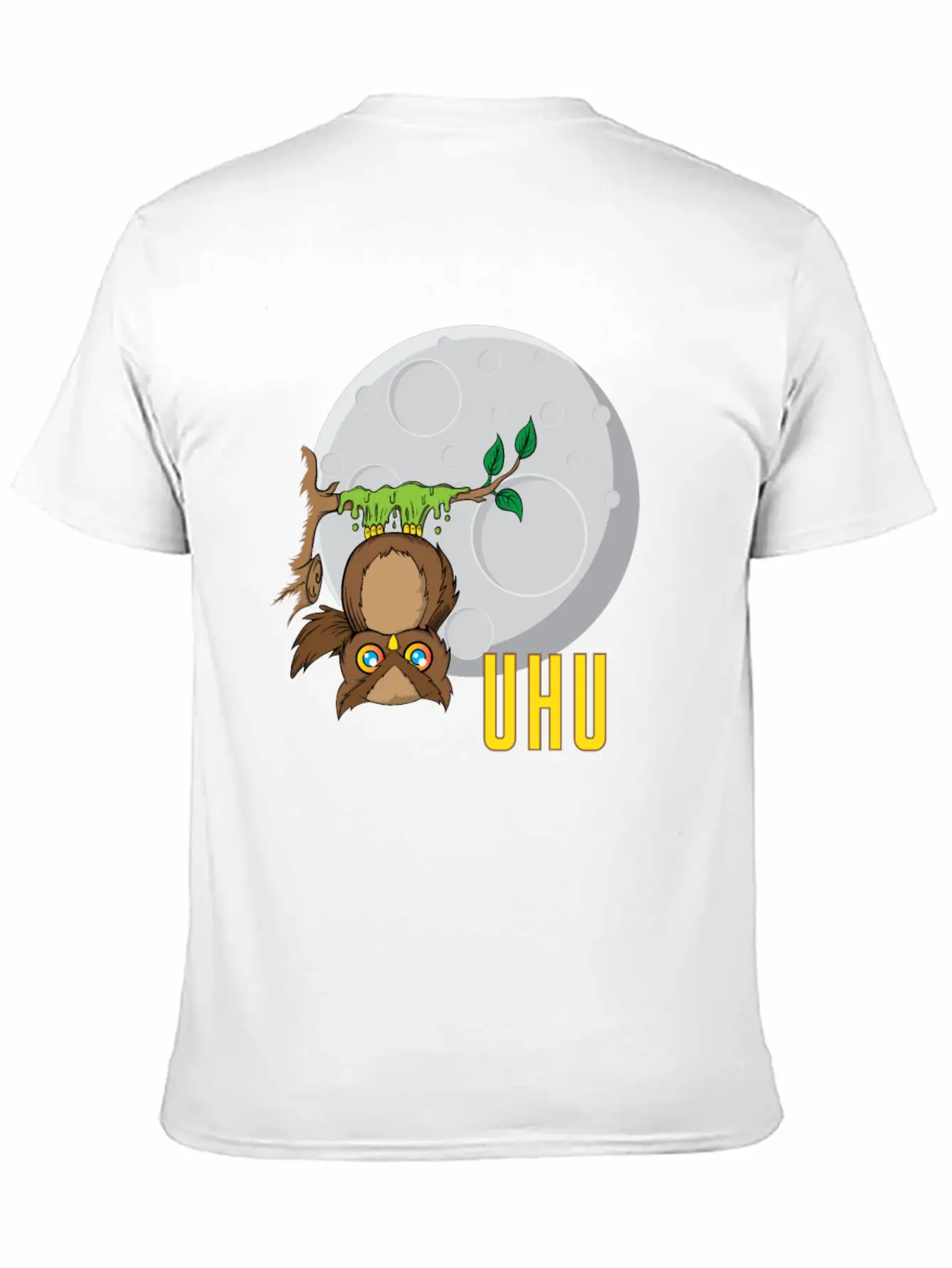 Owl UHU Comfortable Minimalist Graphic Tee – Summer Style Essential