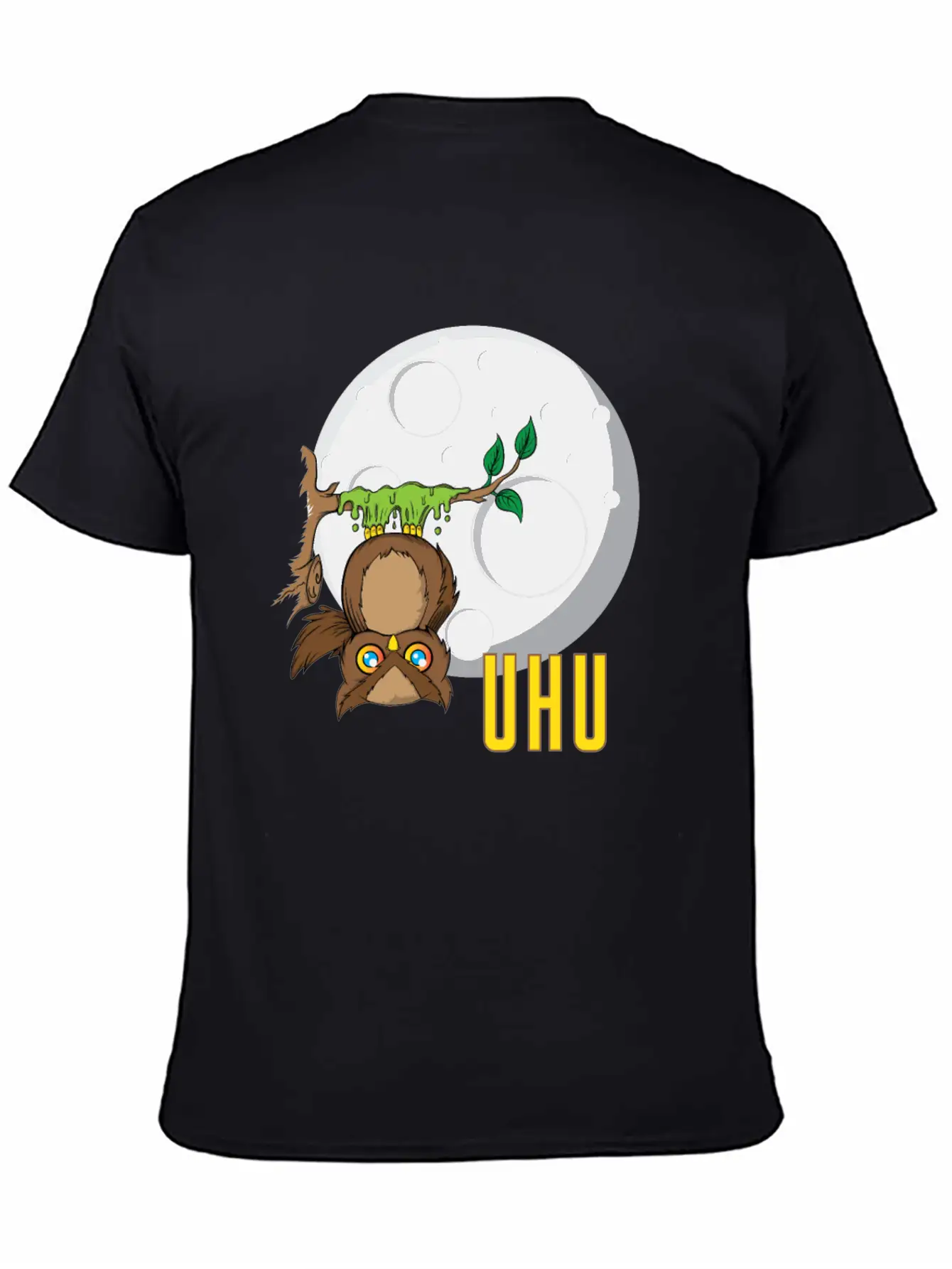 Owl UHU Comfortable Minimalist Graphic Tee – Summer Style Essential