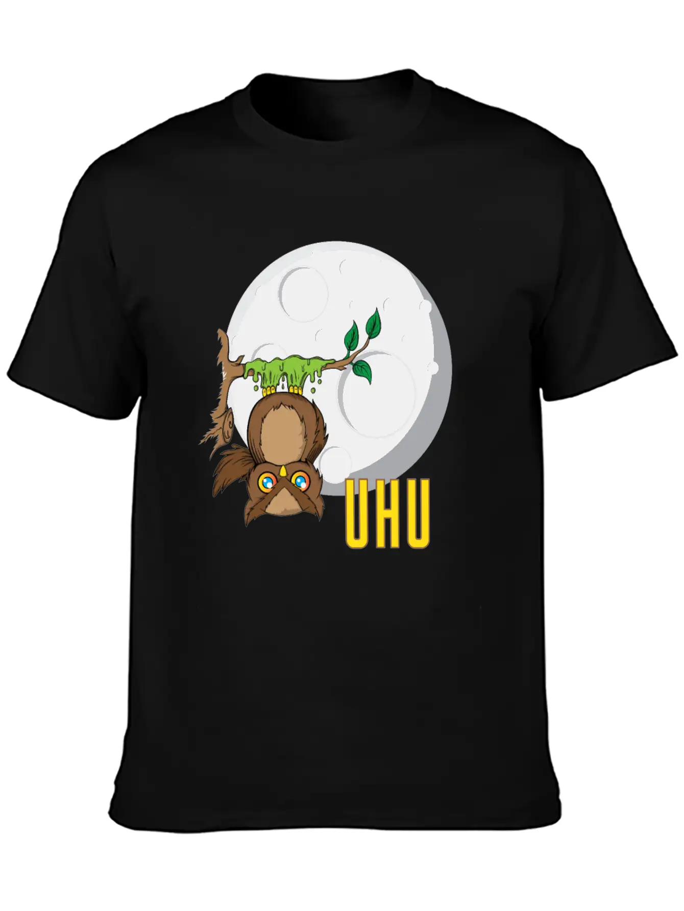 Owl UHU Comfortable Minimalist Graphic Tee – Summer Style Essential