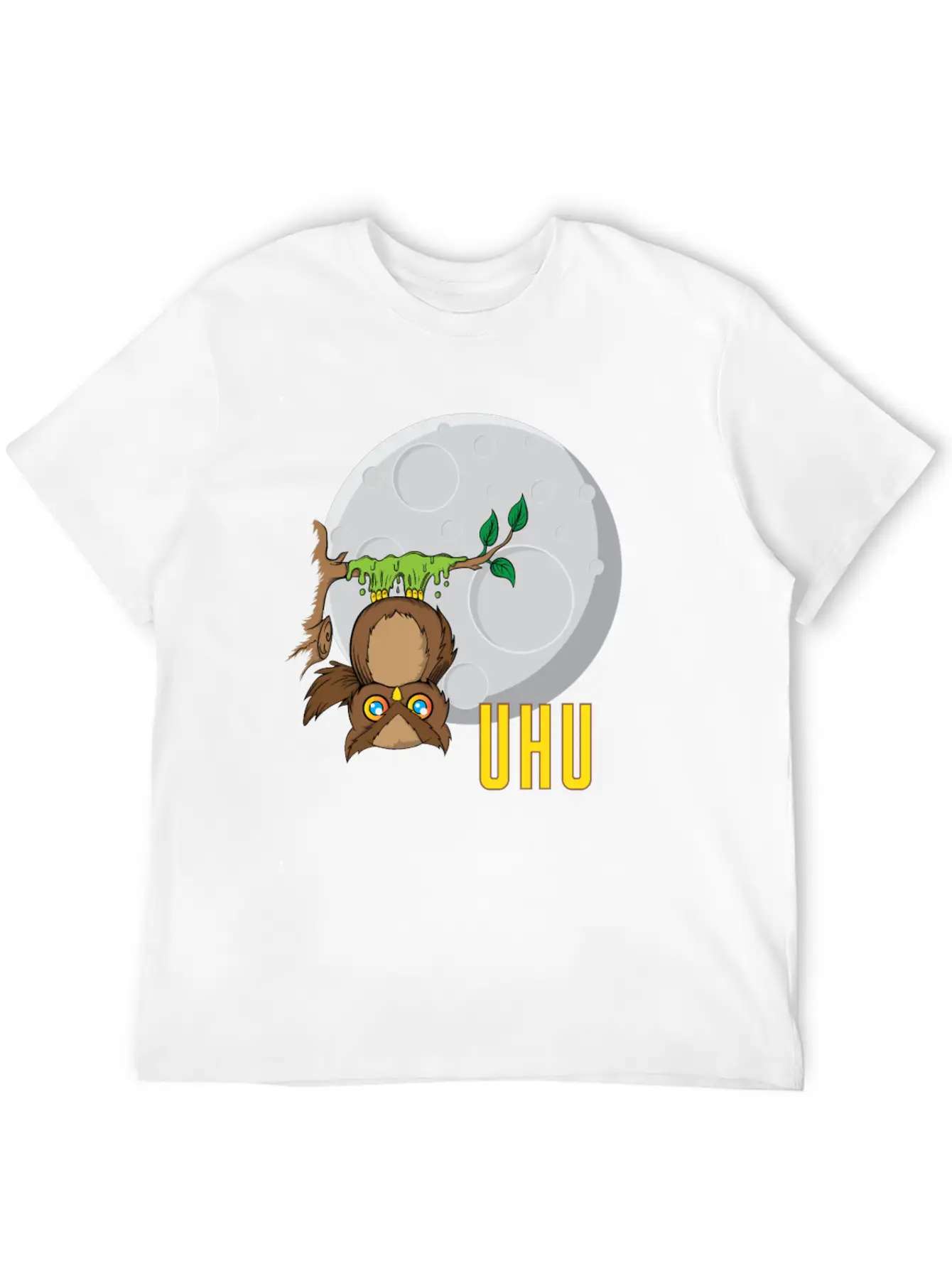 Owl UHU Comfortable Minimalist Graphic Tee – Summer Style Essential