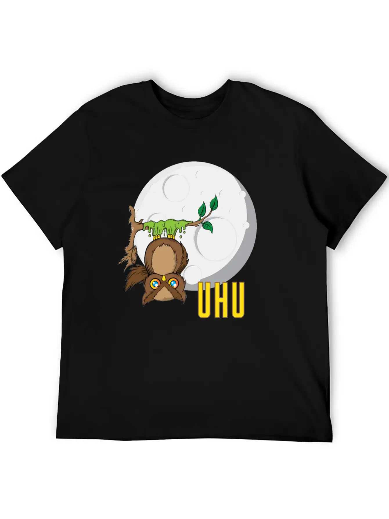 Owl UHU Comfortable Minimalist Graphic Tee – Summer Style Essential