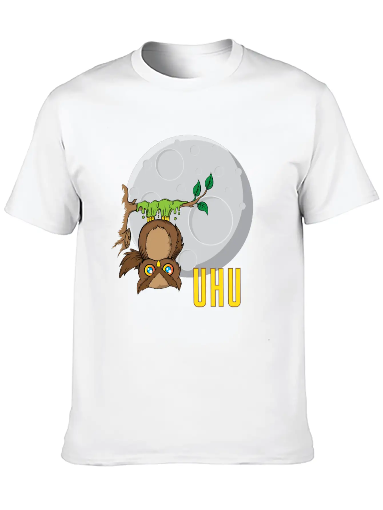 Owl UHU Comfortable Minimalist Graphic Tee – Summer Style Essential
