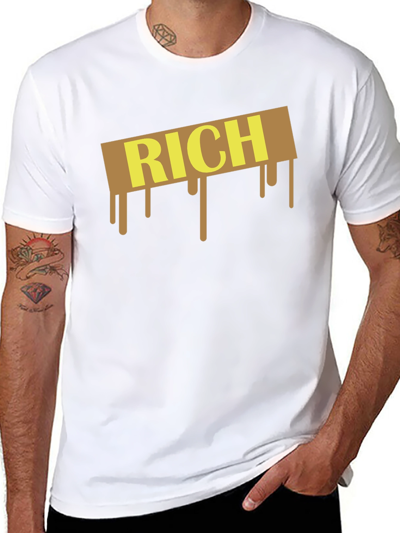 Rich Drip Graphic T-Shirt - Cool & Trendy Design