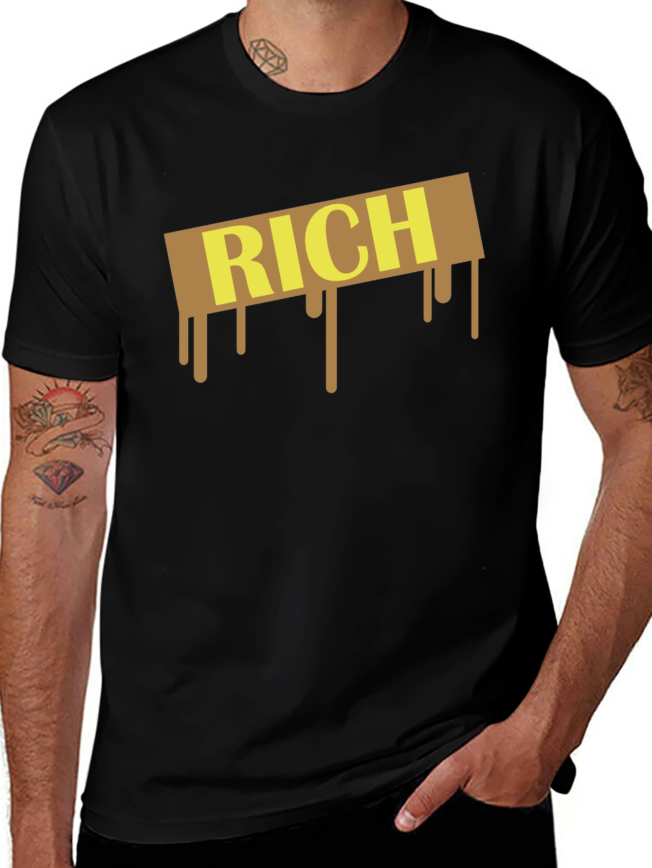Rich Drip Graphic T-Shirt - Cool & Trendy Design