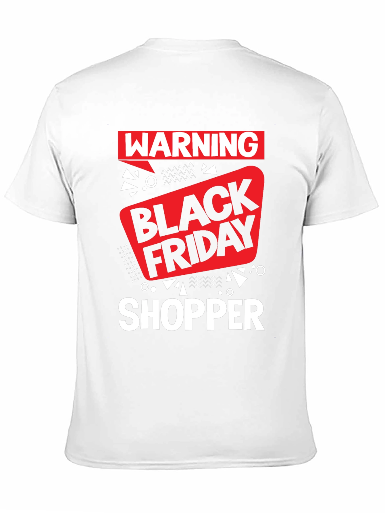 Warning Black Friday Shopper Graphic Tee