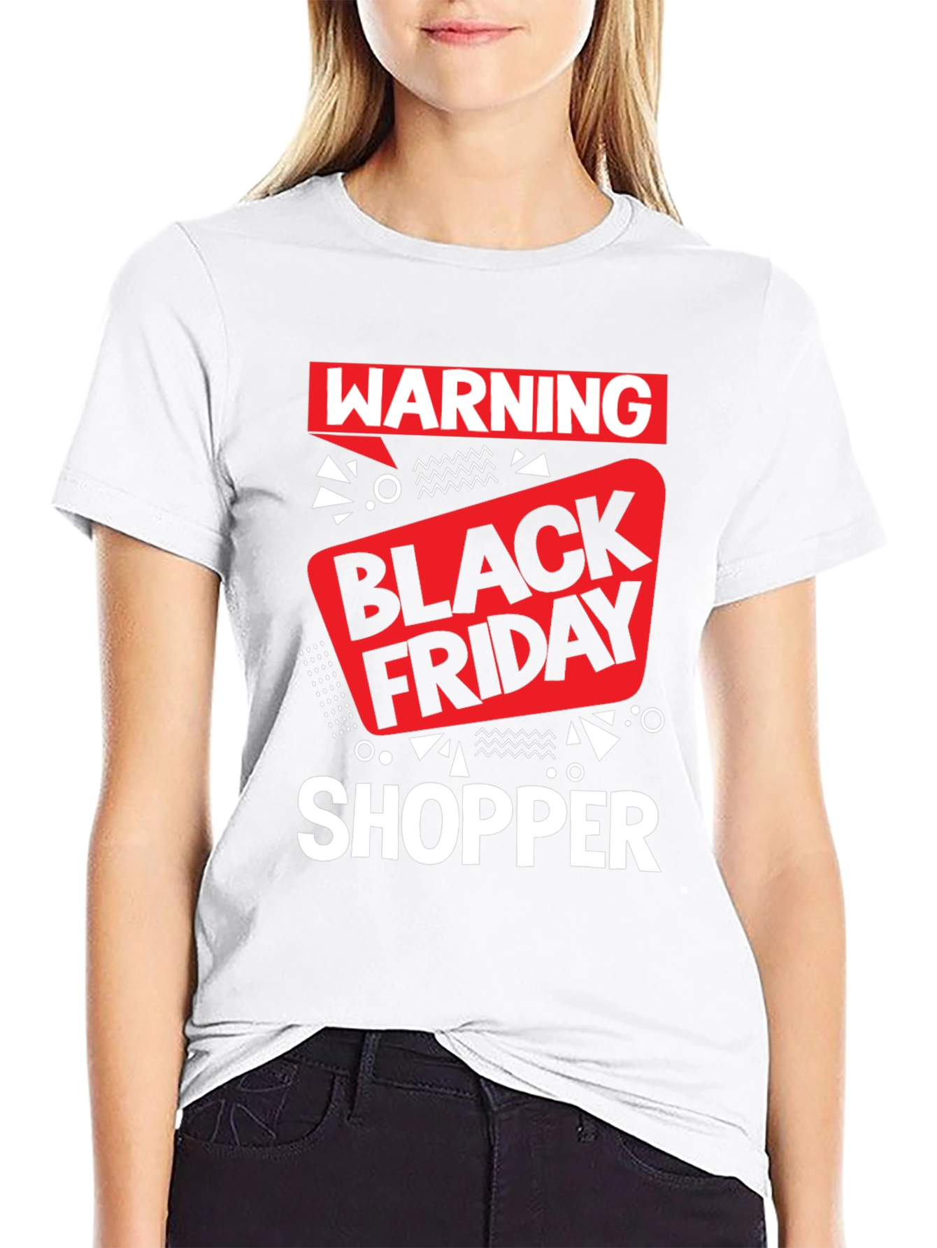Warning Black Friday Shopper Graphic Tee