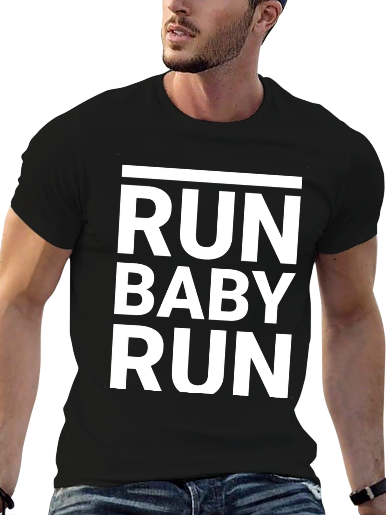 Run Baby Run T-Shirt - Bold Statement Tee