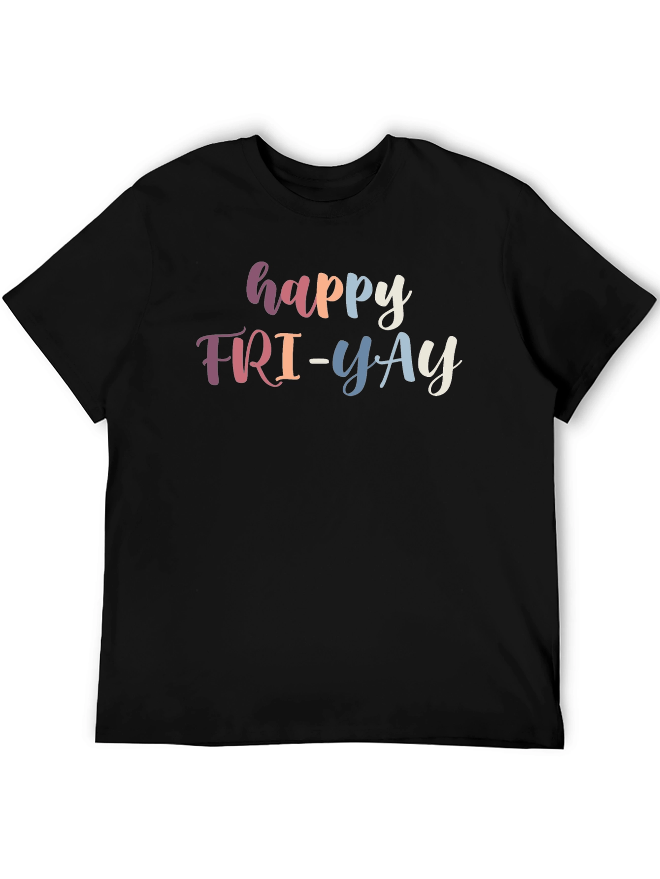 Happy FRI-YAY Black T-Shirt