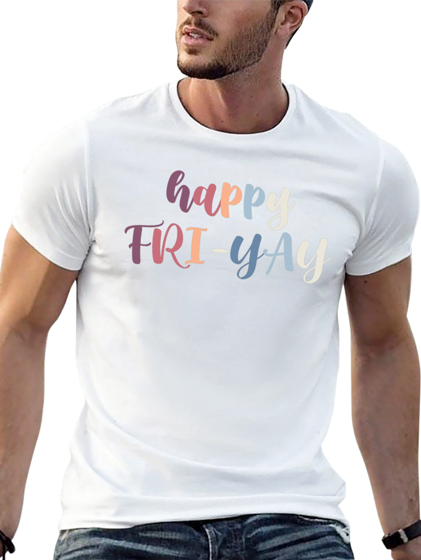 Happy FRI-YAY Black T-Shirt