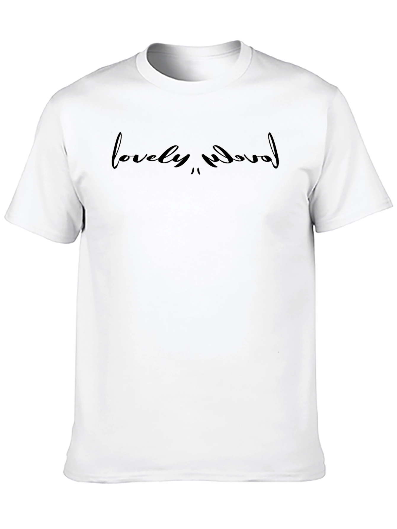 Lovely Crewneck T-Shirt - Casual Style