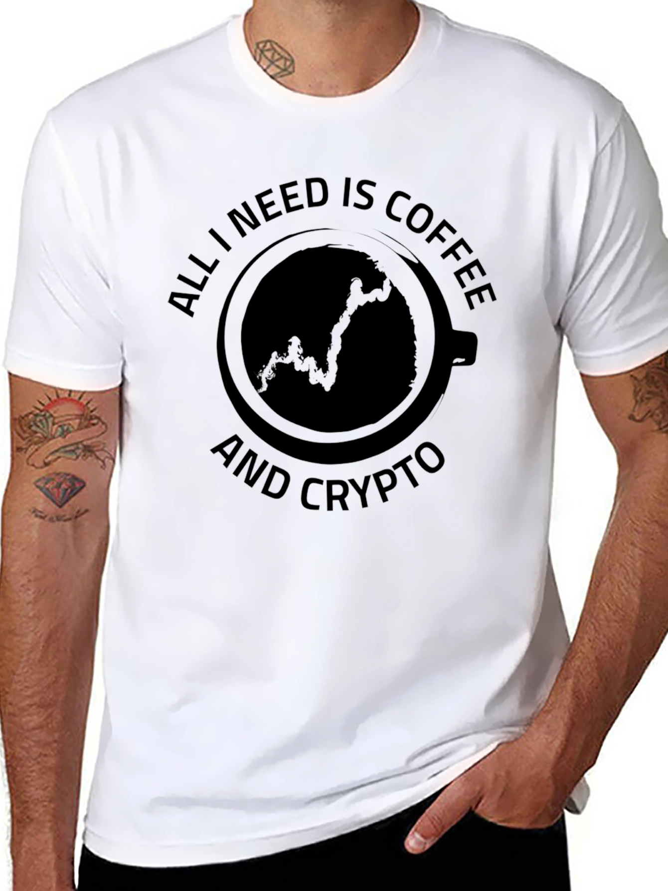 Crypto Coffee T-Shirt - Traders Essential