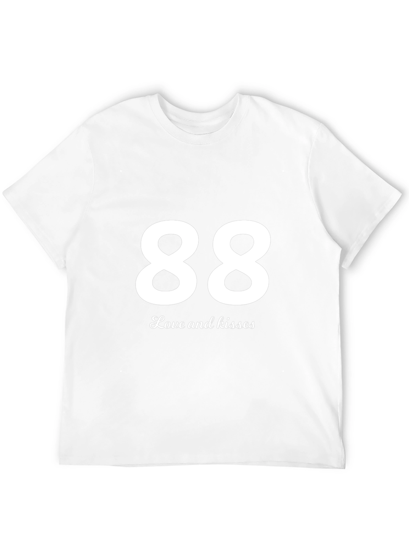 88 Love and Kisses Black T-Shirt