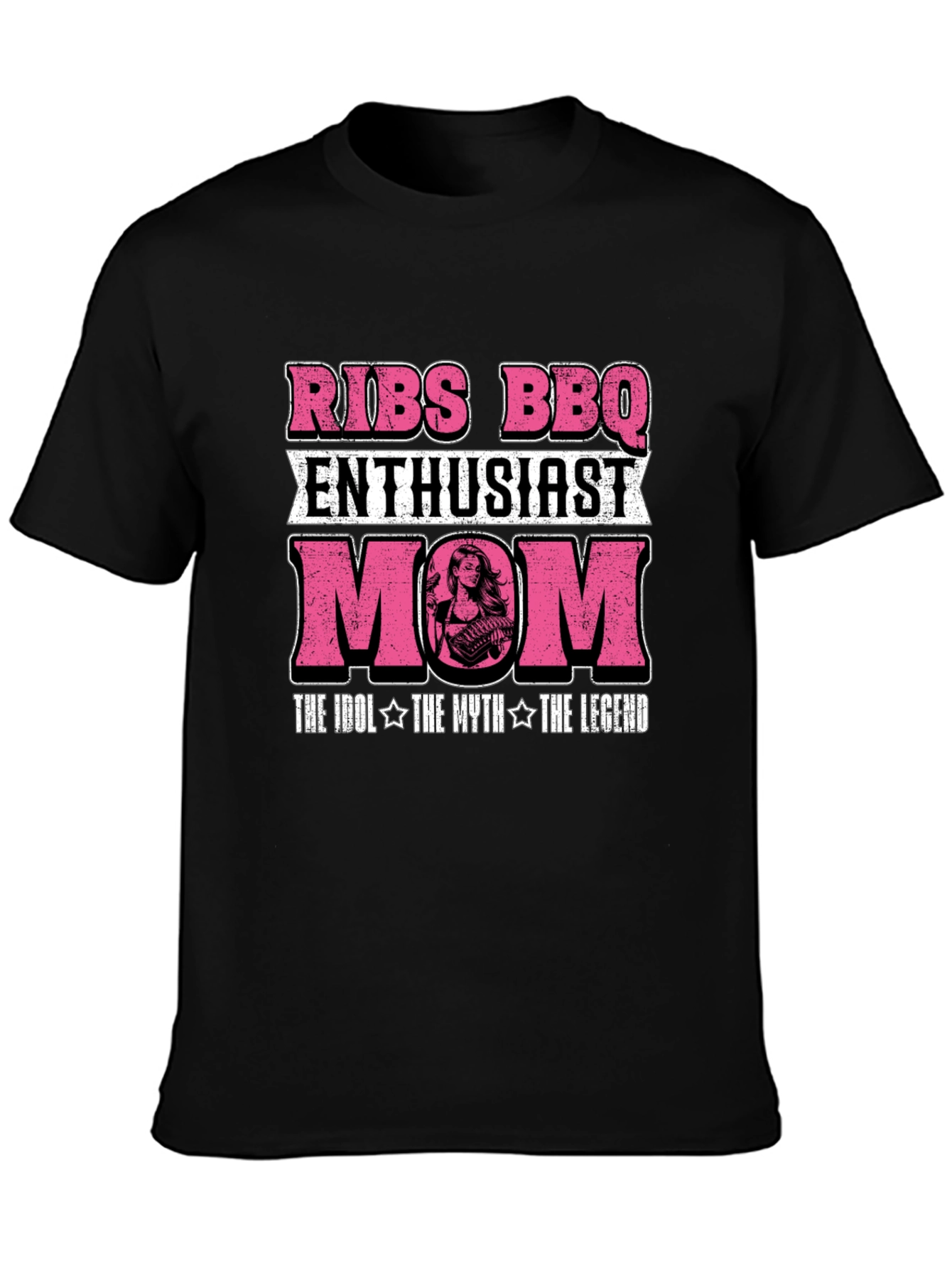 Ribs BBQ Enthusiast Mom T-Shirt - Grill Legend