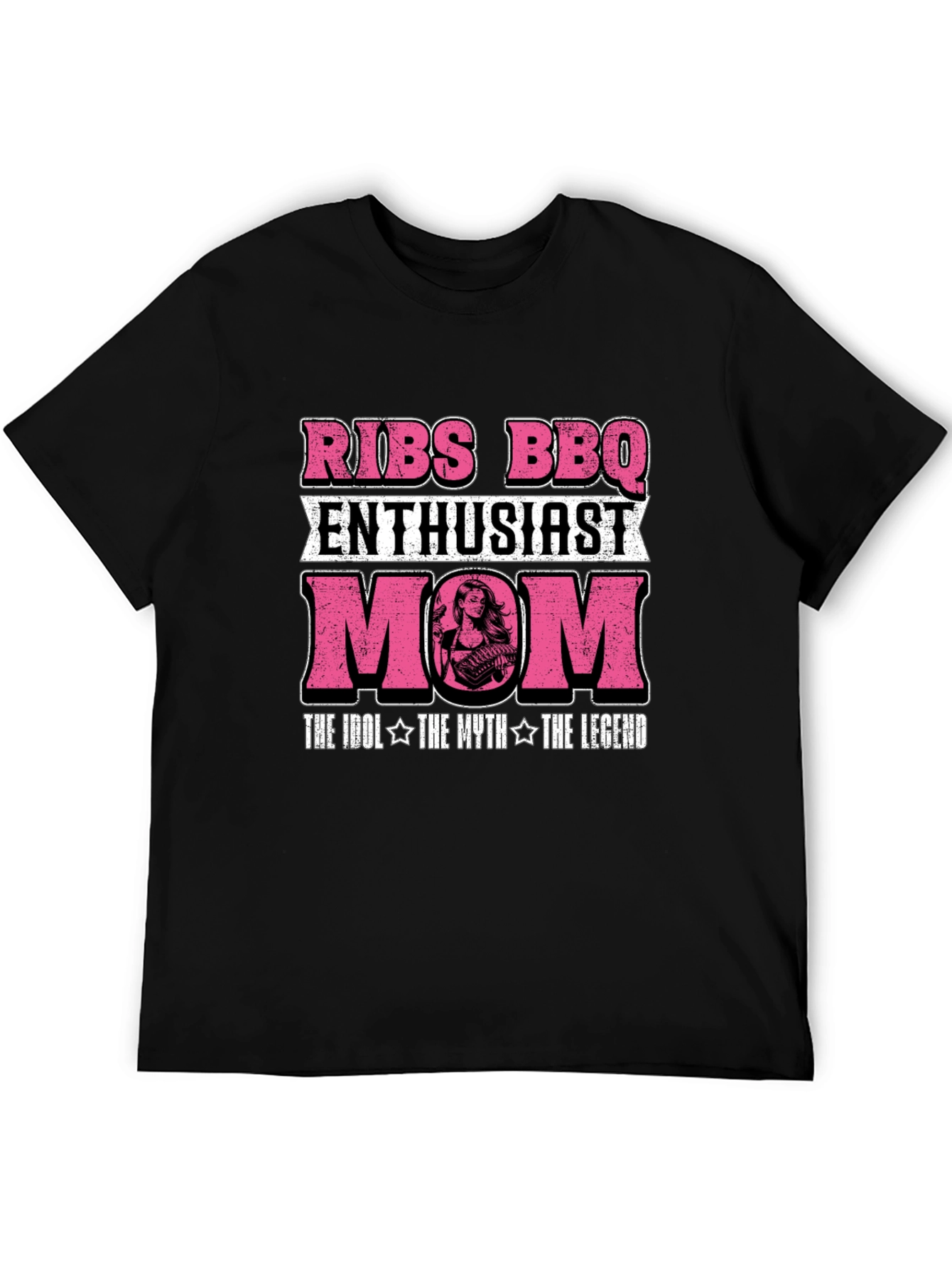 Ribs BBQ Enthusiast Mom T-Shirt - Grill Legend