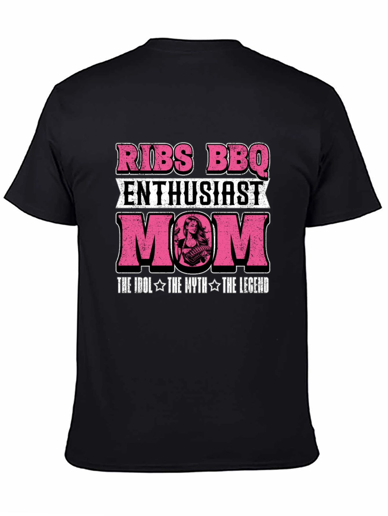 Ribs BBQ Enthusiast Mom T-Shirt - Grill Legend