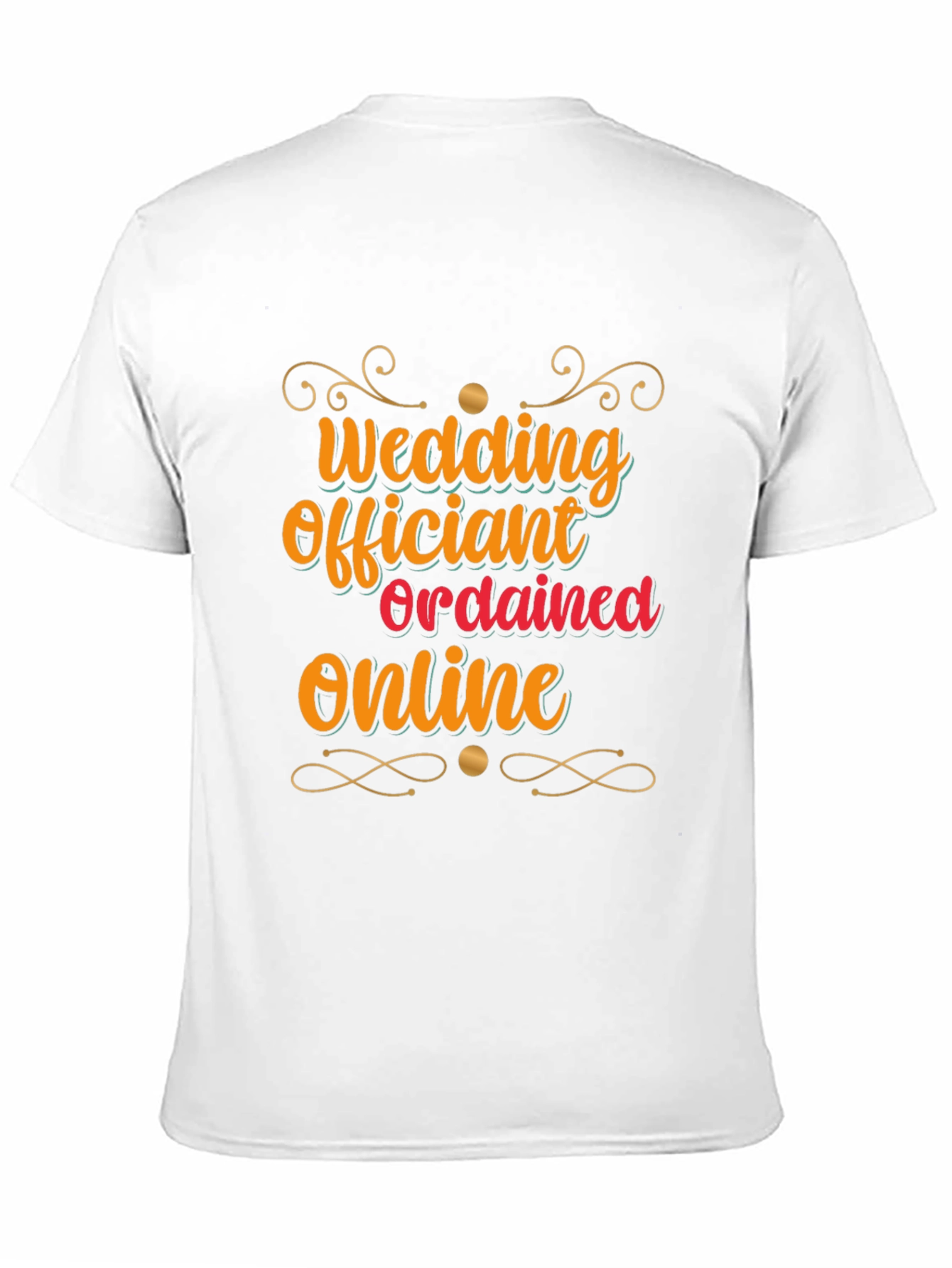Wedding Officiant Ordained Online T-Shirt