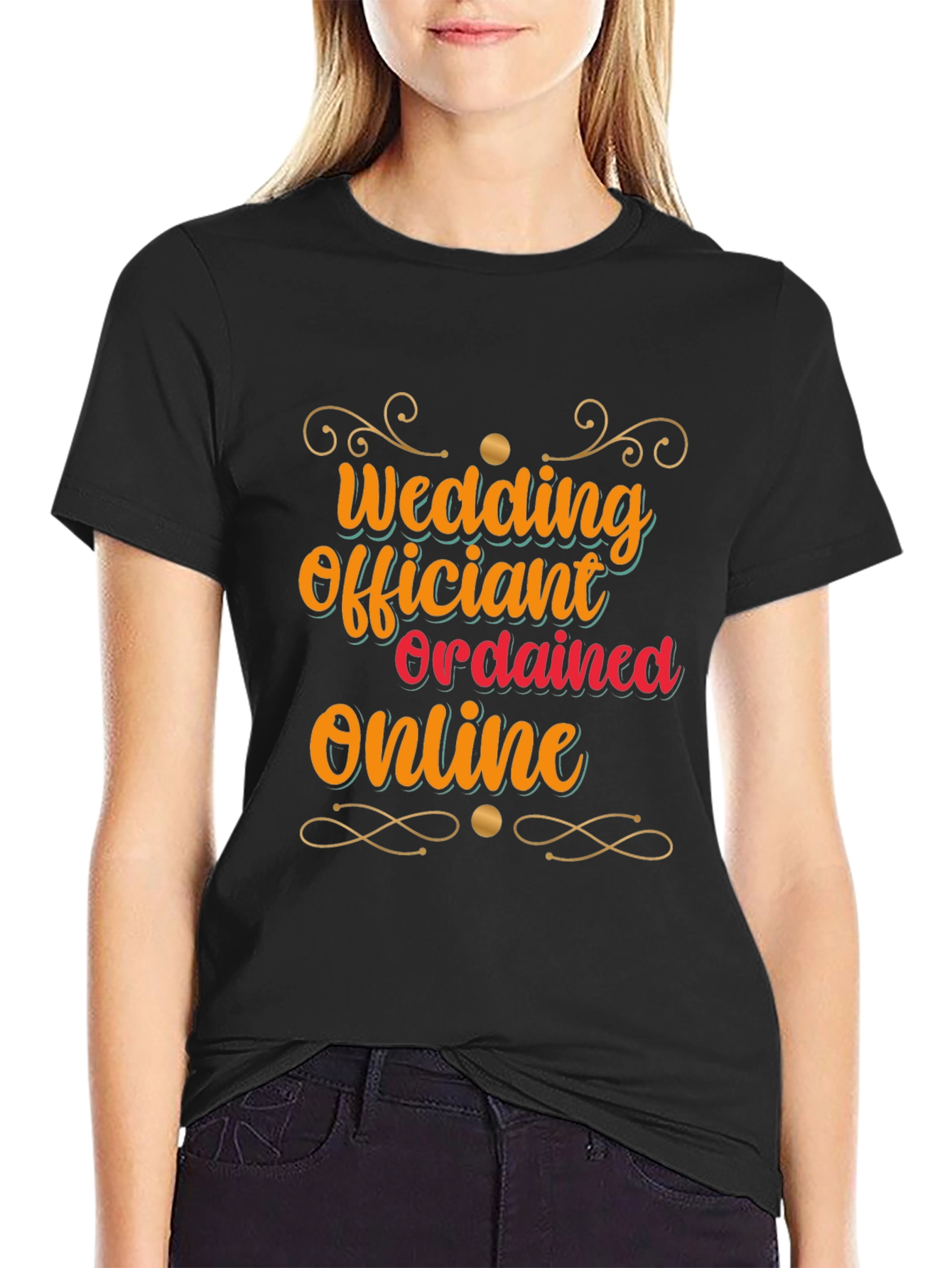 Wedding Officiant Ordained Online T-Shirt