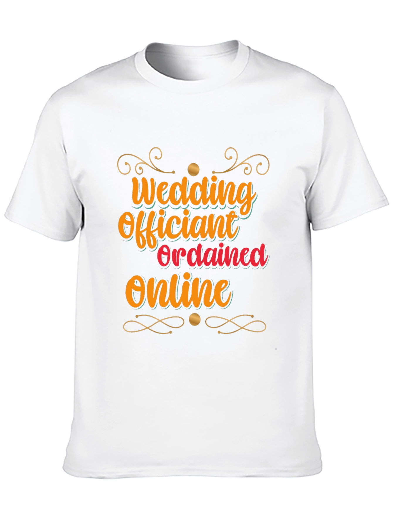 Wedding Officiant Ordained Online T-Shirt
