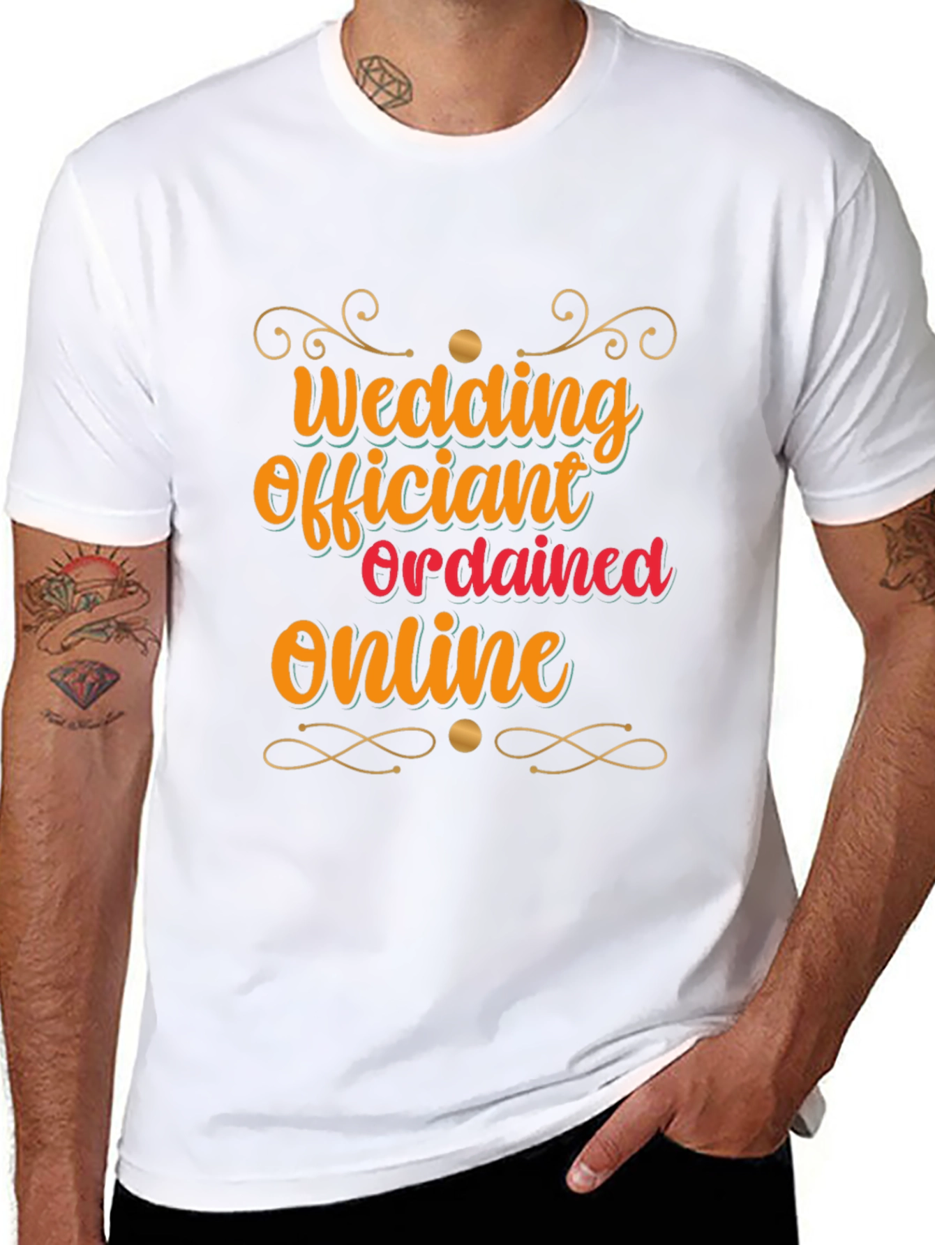 Wedding Officiant Ordained Online T-Shirt