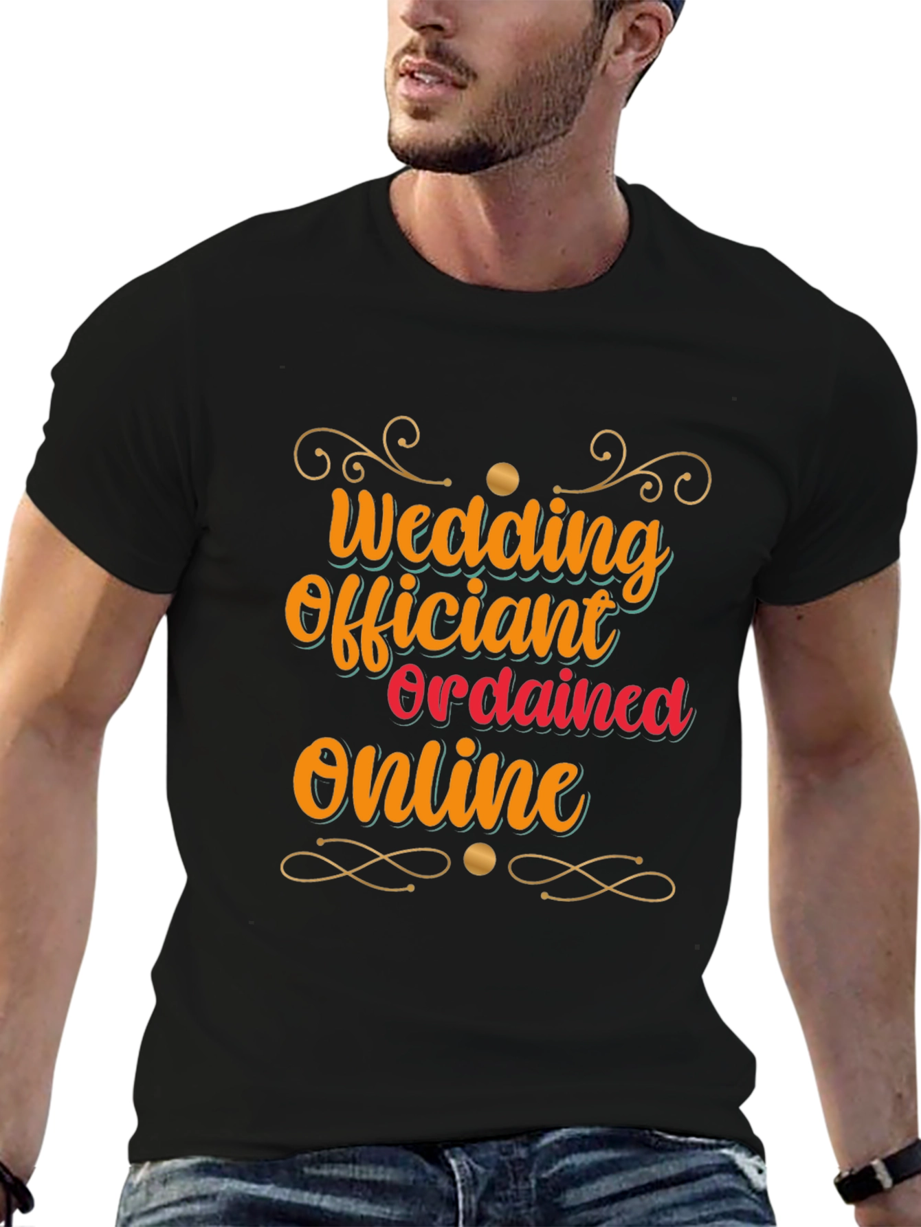 Wedding Officiant Ordained Online T-Shirt