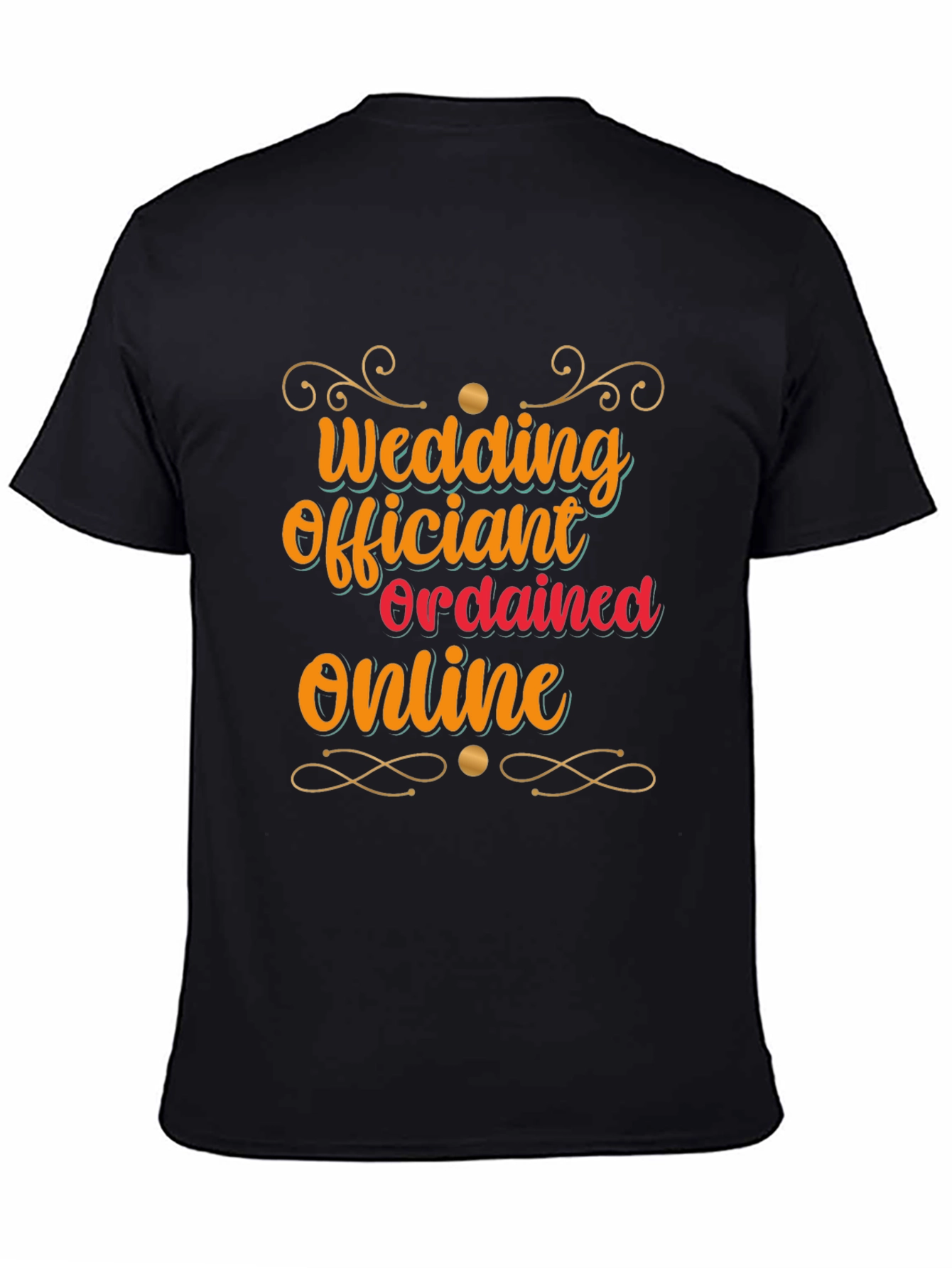 Wedding Officiant Ordained Online T-Shirt