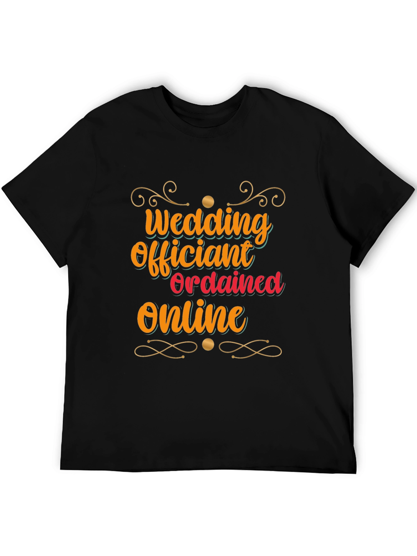 Wedding Officiant Ordained Online T-Shirt