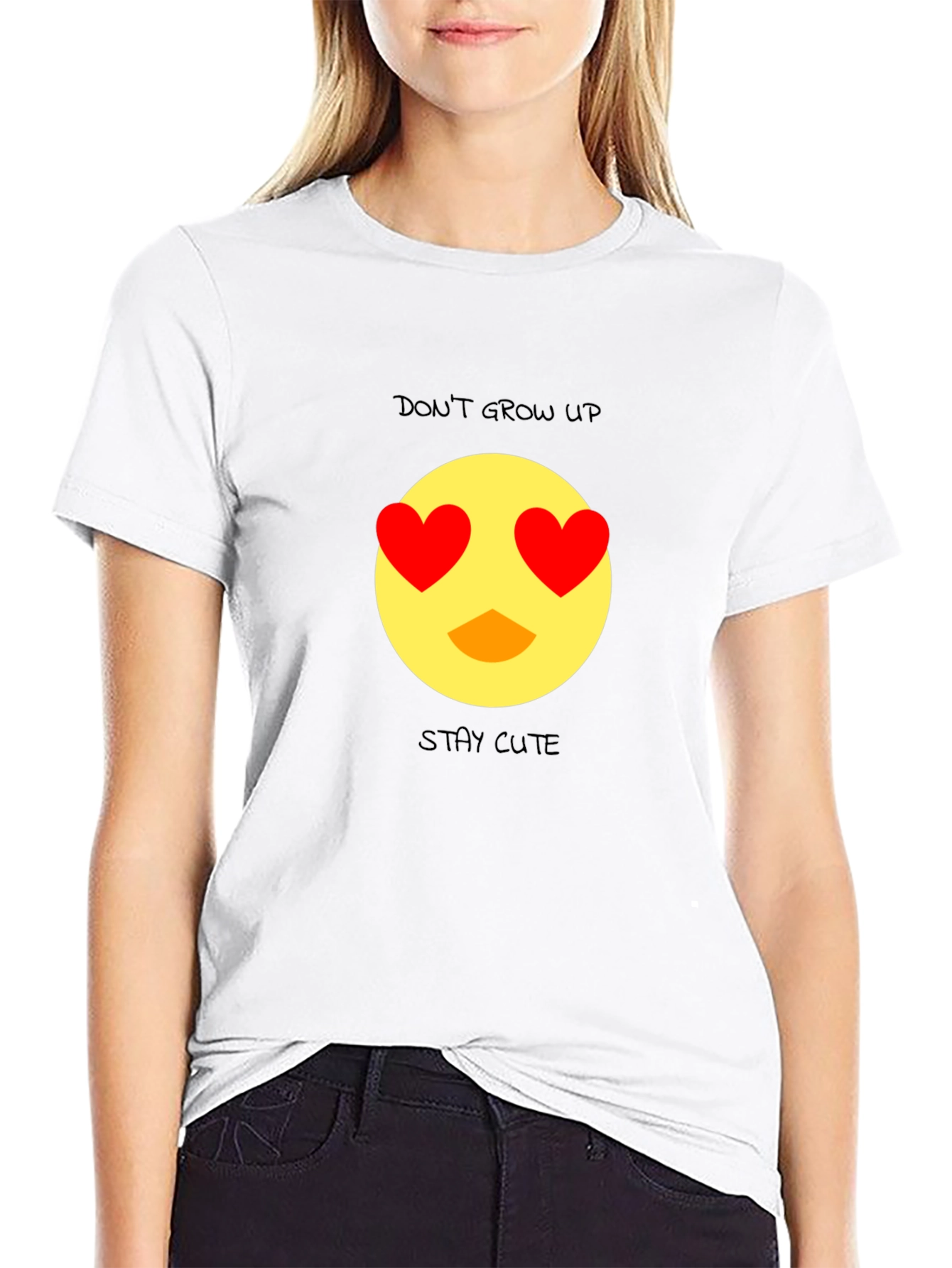 Dont Grow Up Emoji T-Shirt