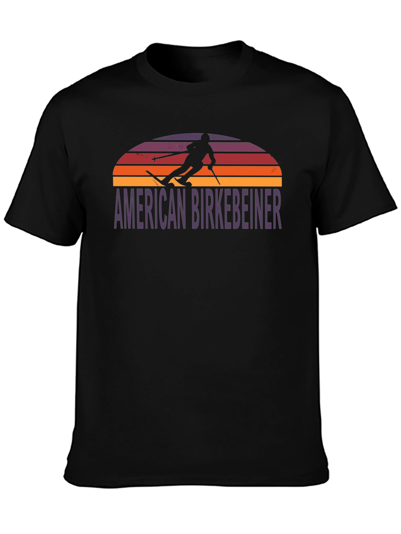 American Birkebeiner Ski T-Shirt - Black