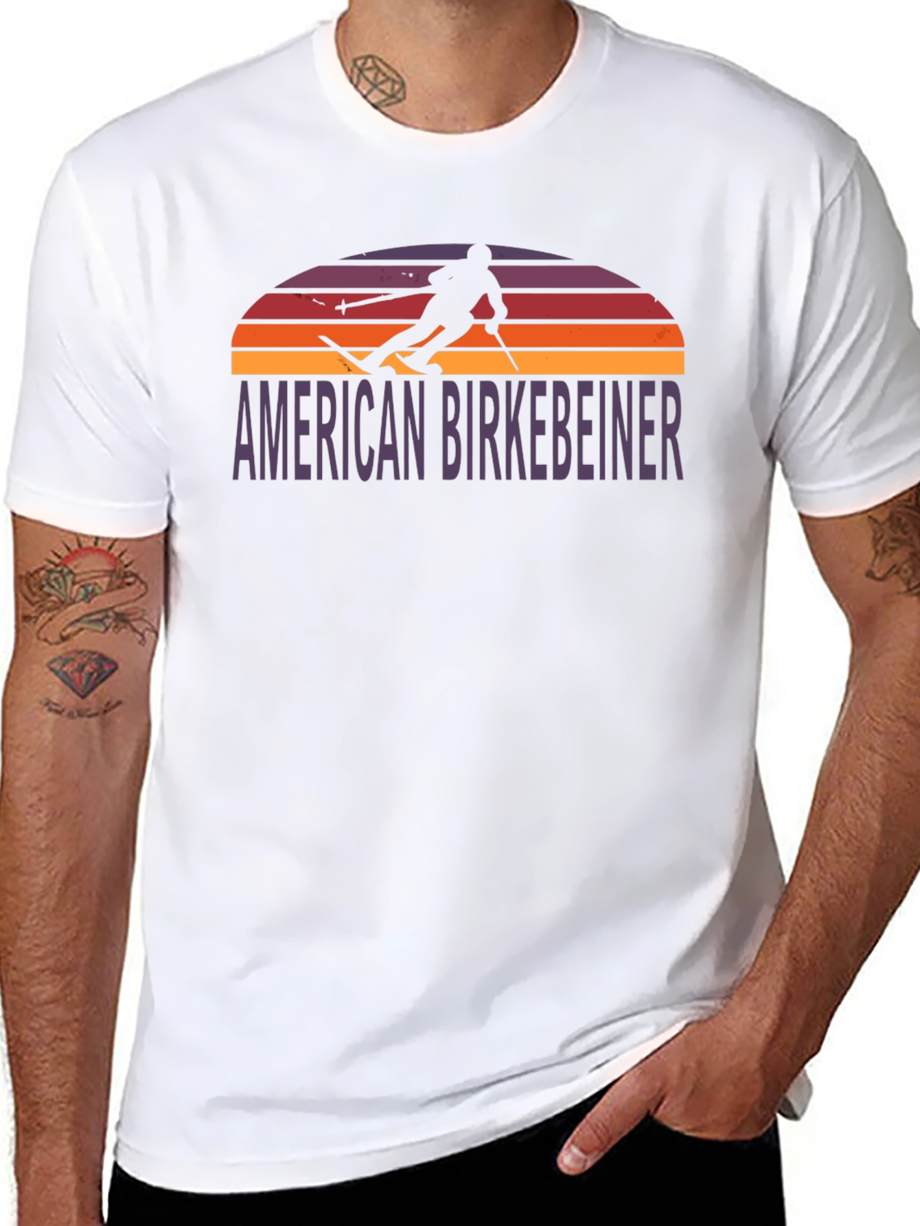 American Birkebeiner Ski T-Shirt - Black