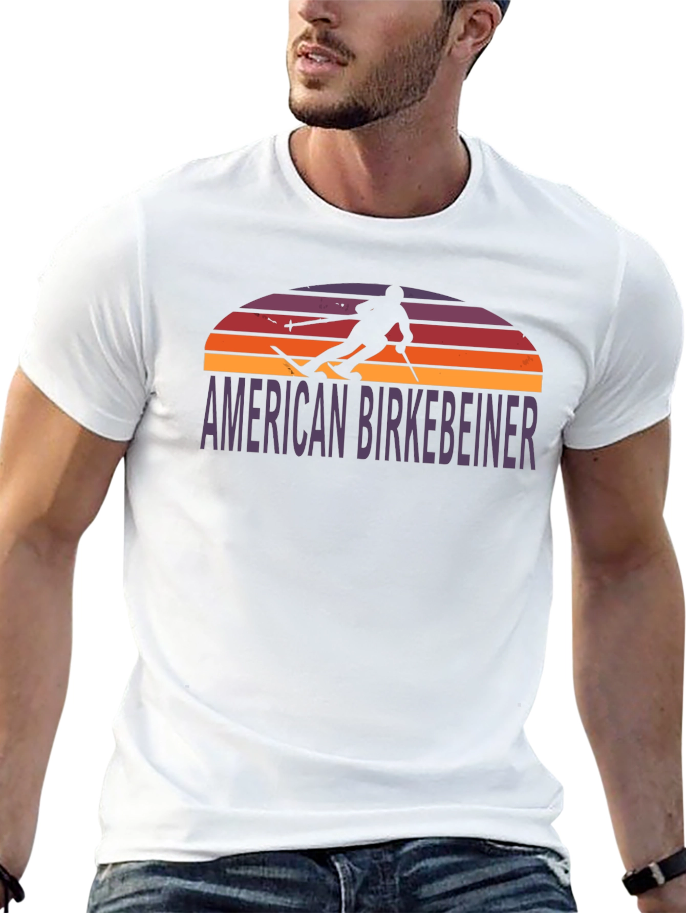 American Birkebeiner Ski T-Shirt - Black