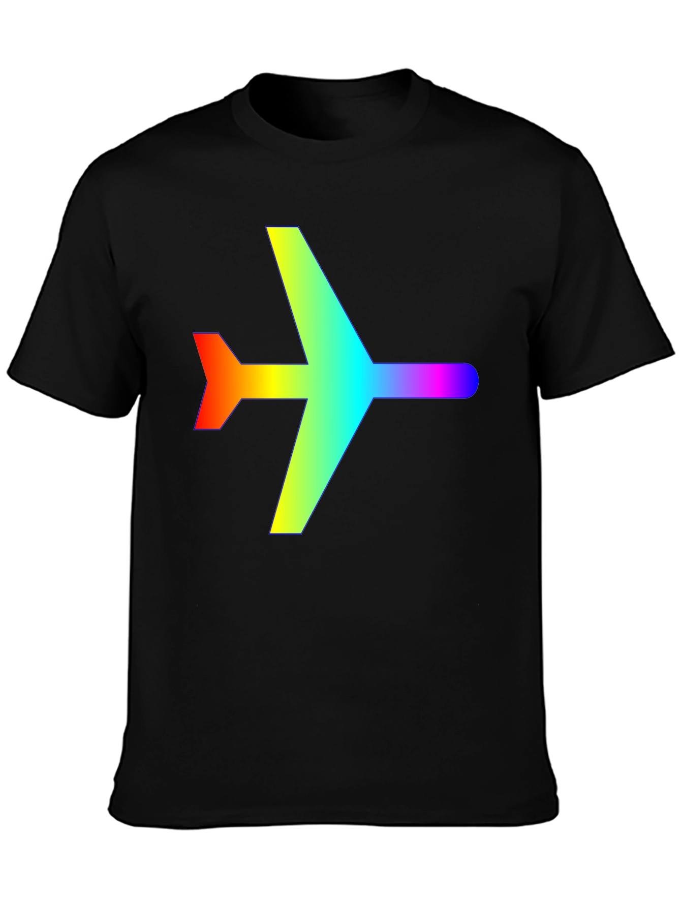 Rainbow Airplane Graphic Tee