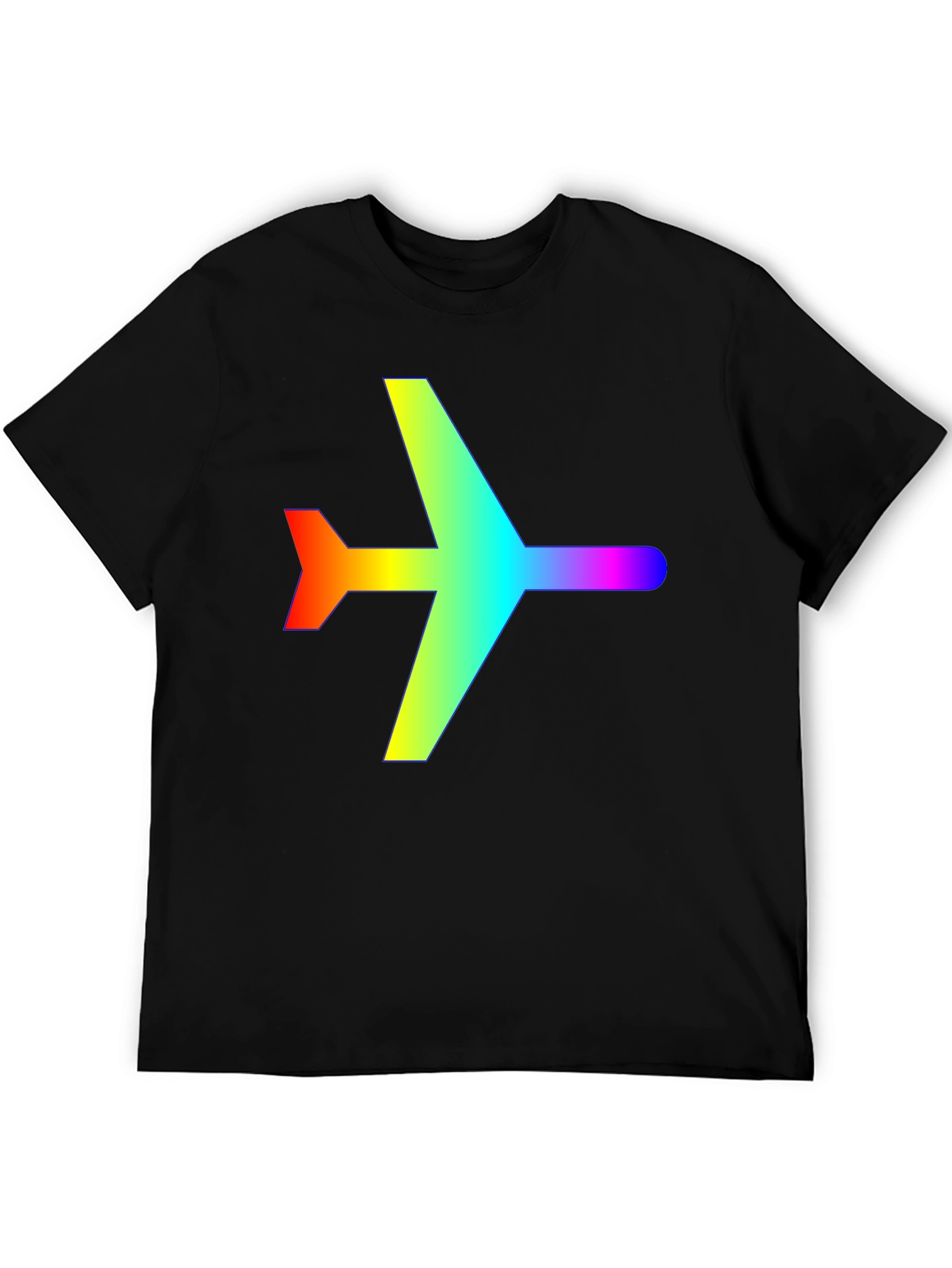 Rainbow Airplane Graphic Tee
