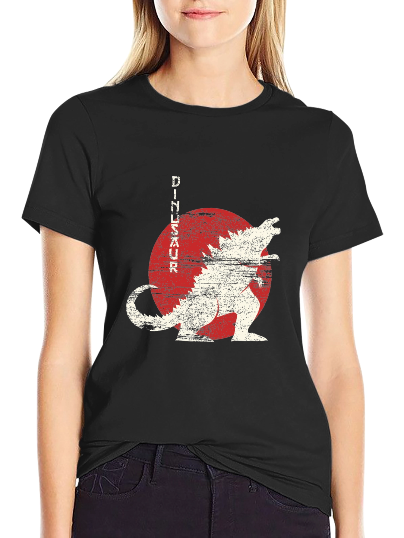 Dinosaur Graphic Tee - Japanese Style